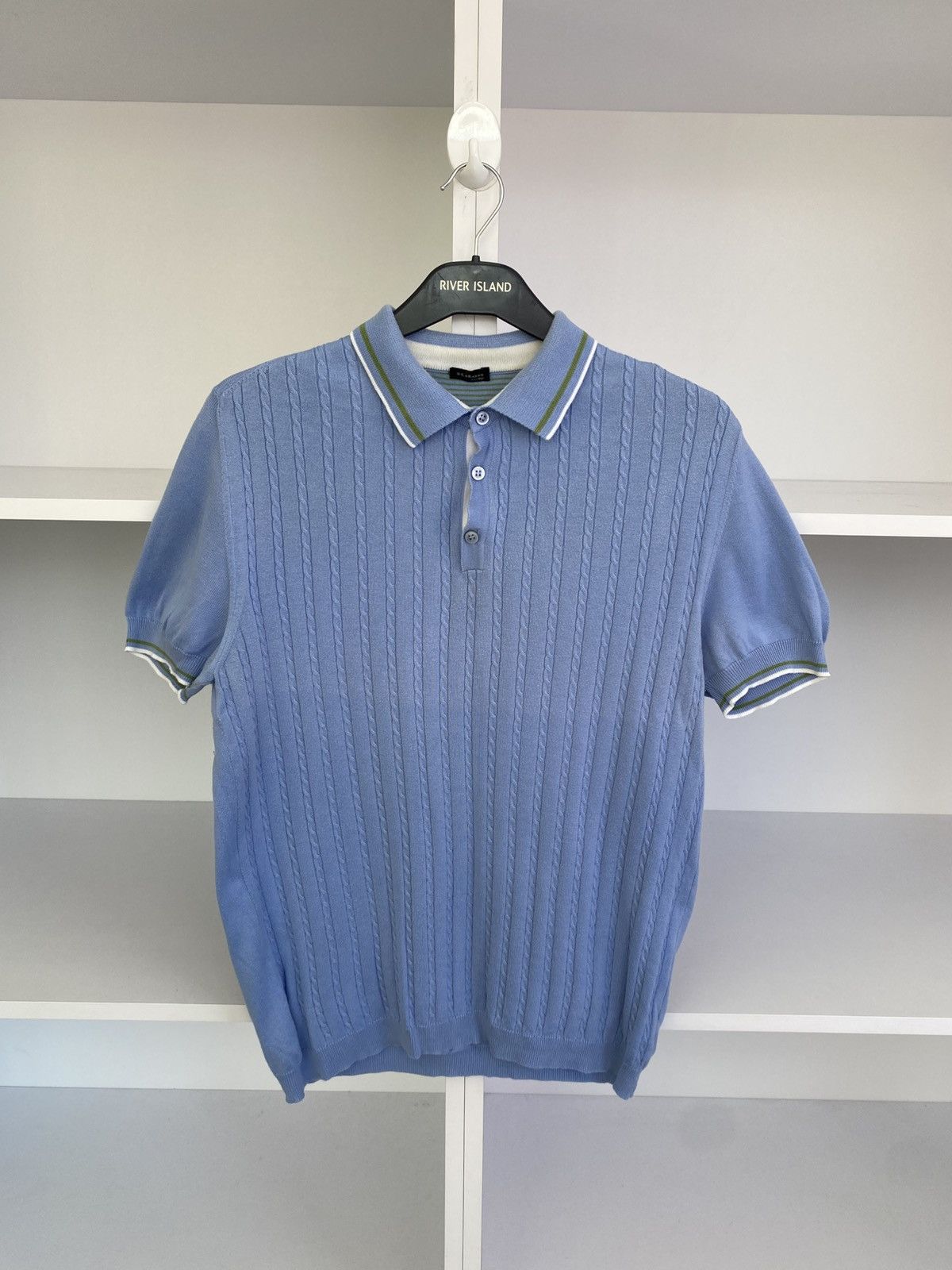 Kiton Vintage Kiton Rib Knit Polo T-Shirt Size US M / EU 48-50 / 2 - 5 Thumbnail