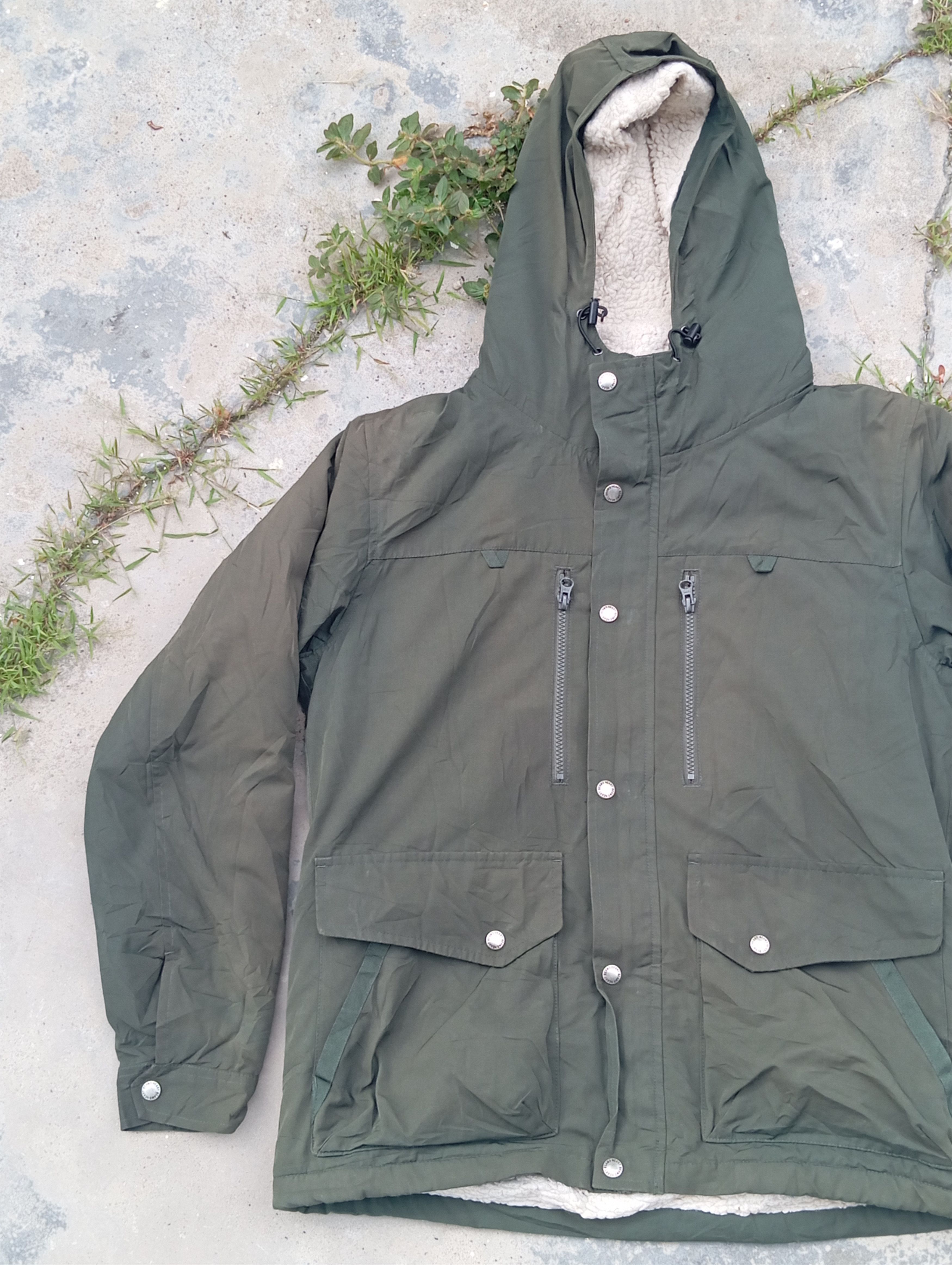 Beams Plus × Japanese Brand Olive Beams parka with hoodie Size US L / EU 52-54 / 3 - 3 Thumbnail