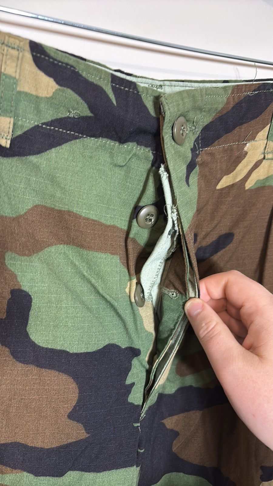 Vintage Vintage Military Camo Cargo Pants Size US 34 / EU 50 - 3 Thumbnail
