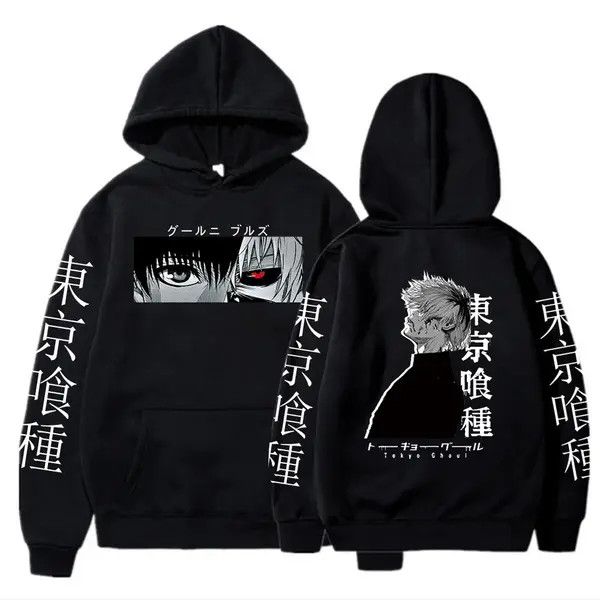 VIBE Anime Hoodies Ken Kaneki Graphic Size US M / EU 48-50 / 2 - 1 Thumbnail