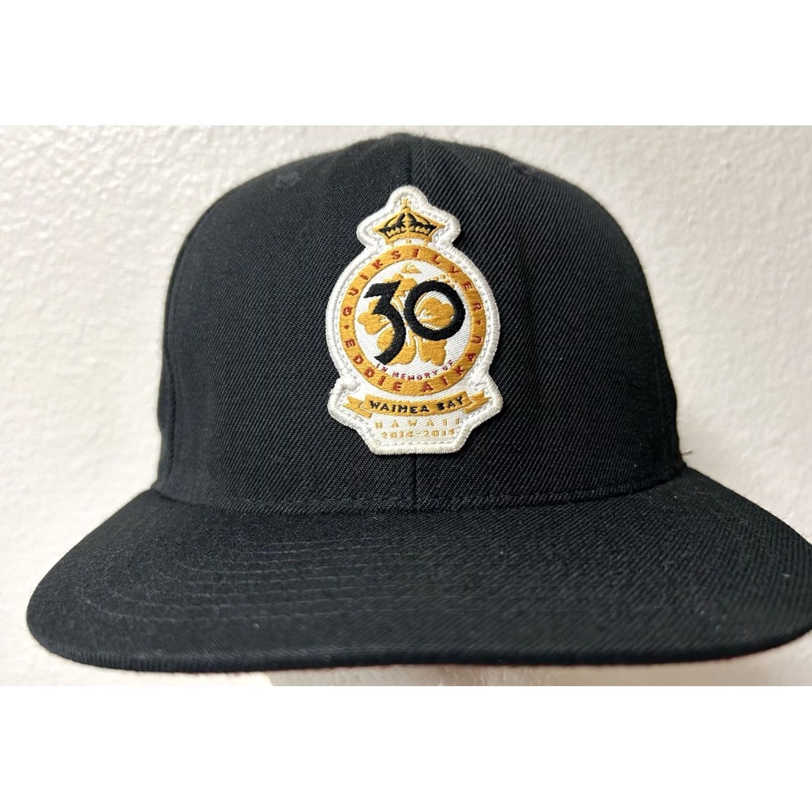 Quiksilver Quiksilver Eddie Aikau Waimea Bay Rare 30 Years In Memory 2014-2015 Surfing Snapback Hat Size ONE SIZE - 2 Thumbnail