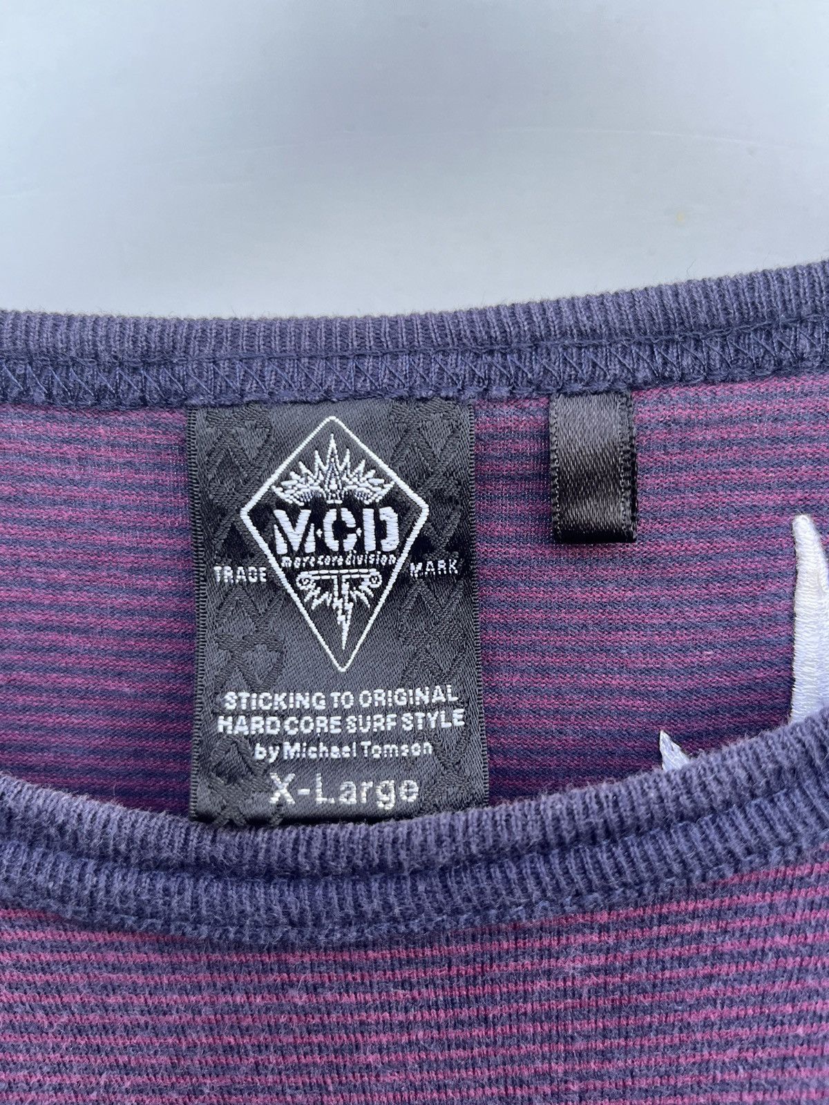 Japanese Brand M.C.D More Core Division Full Logo by Michael Tomson Vtg Size US XL / EU 56 / 4 - 2 Thumbnail