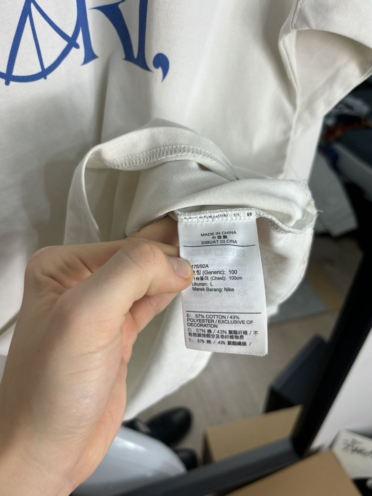 Nike × Vintage RARE Crazy Boxy Longsleeve Sweatshirt Nike Graphic Hip Hop Size US L / EU 52-54 / 3 - 8 Thumbnail