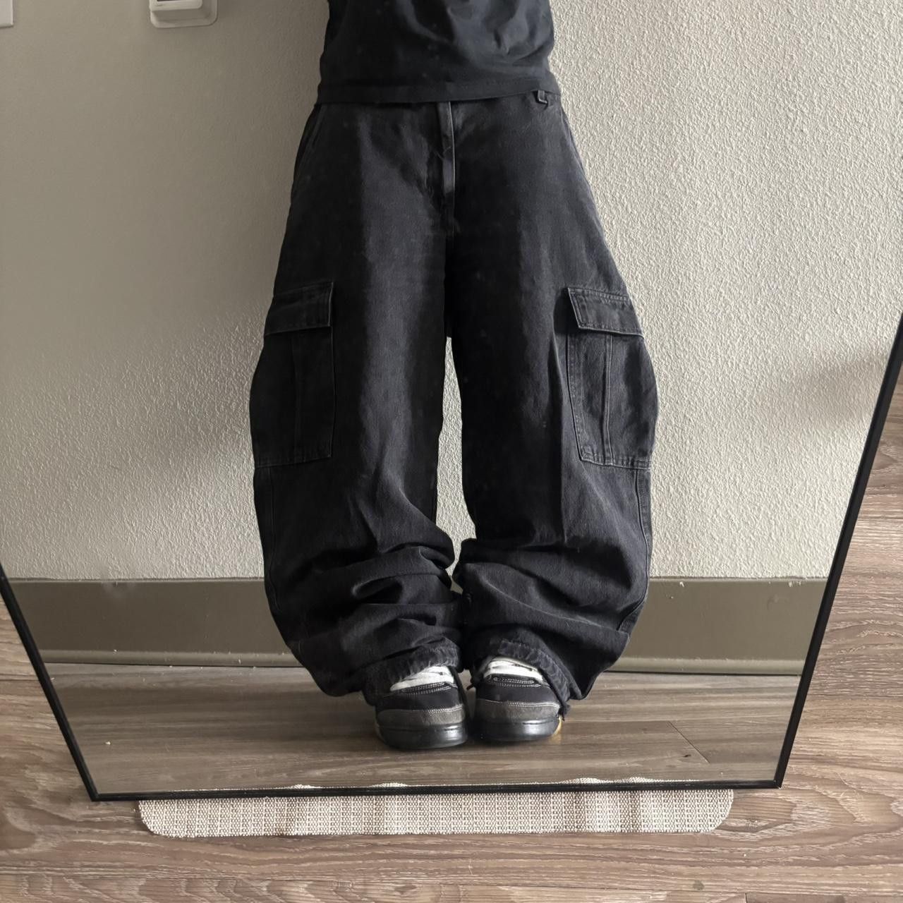 Levi's Crazy Vintage Y2K/2000s Baggy Black Levis Skater Style Cargo Denim Jeans! 32x30 Size US 32 / EU 48 - 1 Thumbnail