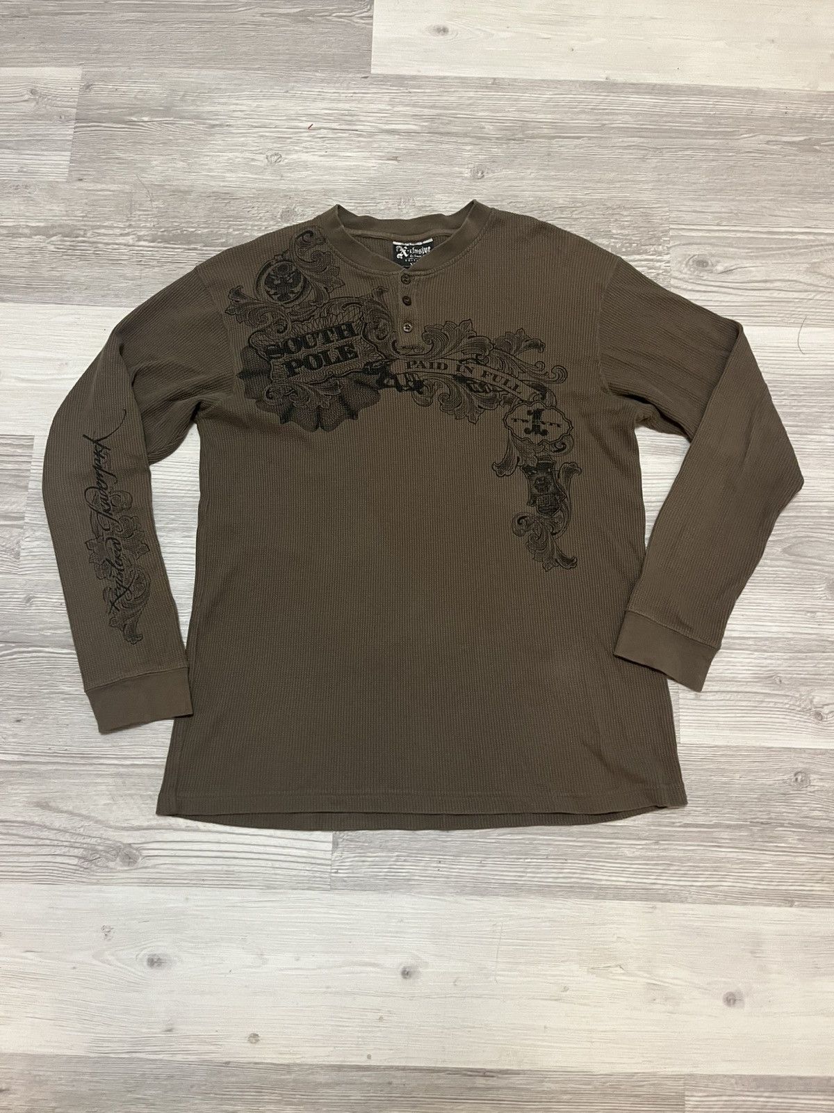 Southpole Vintage SouthPole X-Clusive Long Sleeve Shirt - Y2k Style Size US XXL / EU 58 / 5 - 1 Thumbnail