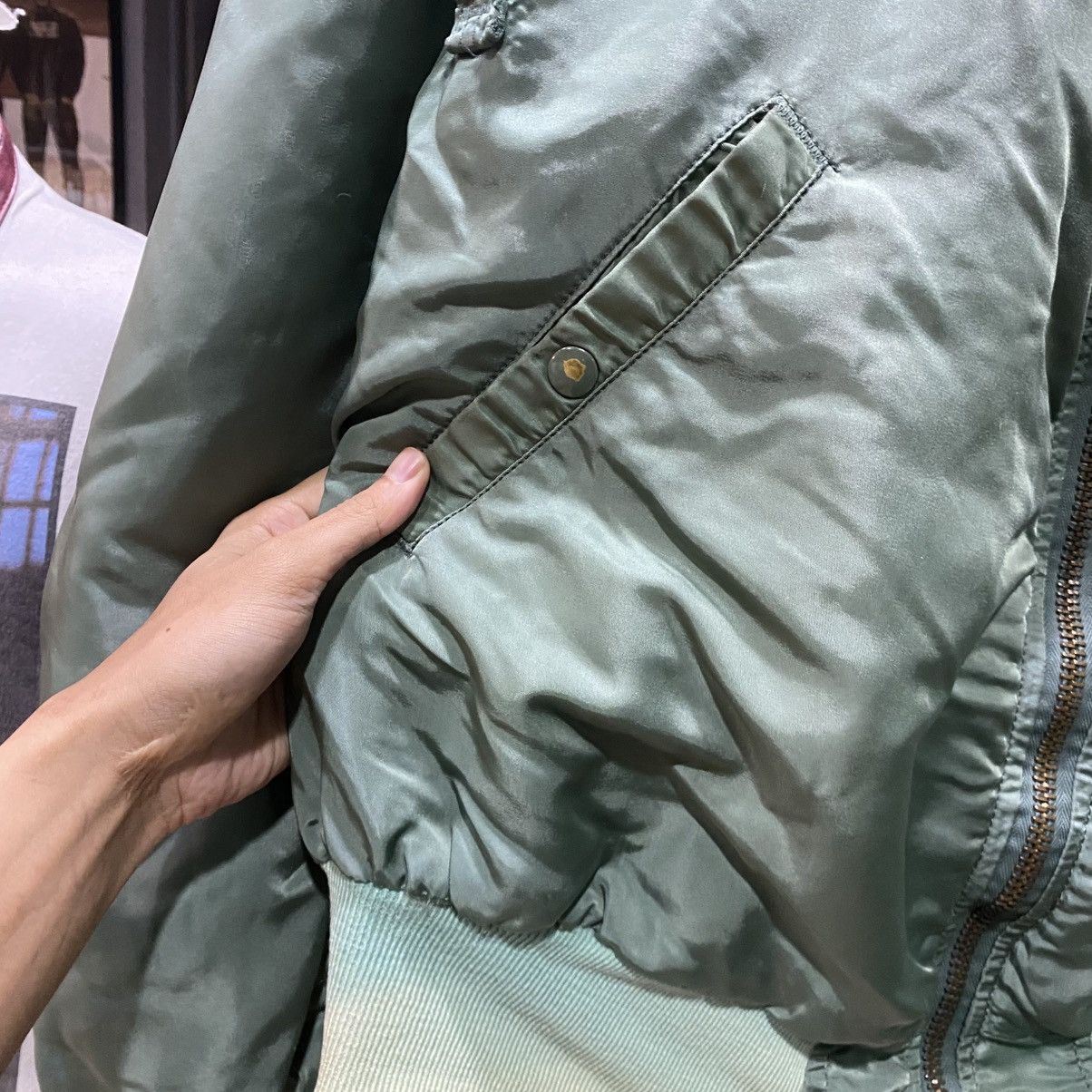 Alpha Industries × If Six Was Nine Vintage Alpha Industries B-15D Fur Hood Flight Bomber Jacket Size US XXL / EU 58 / 5 - 8 Thumbnail