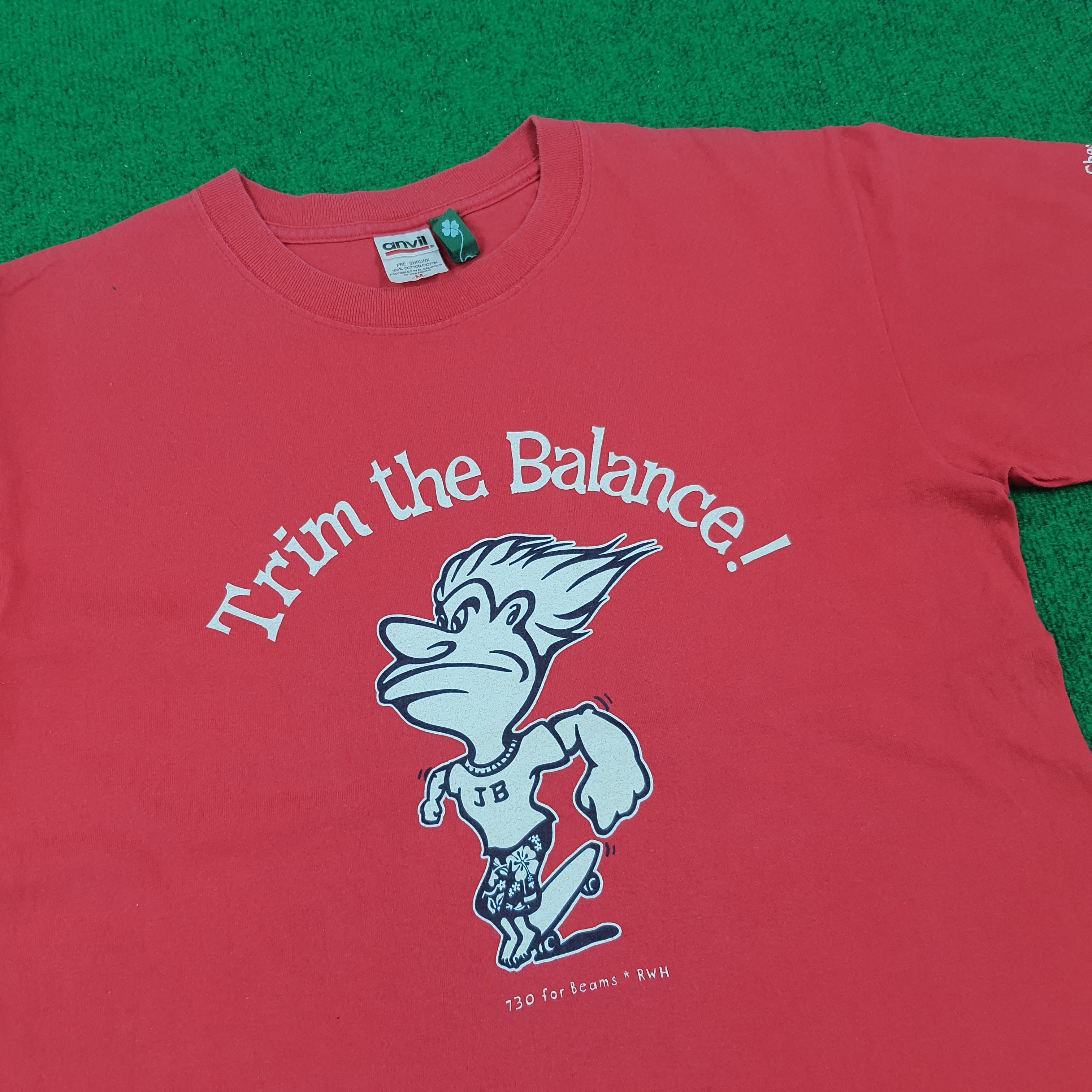 Vintage Vintage Trim the Balance Skateboard Tshirt Size US L / EU 52-54 / 3 - 2 Thumbnail