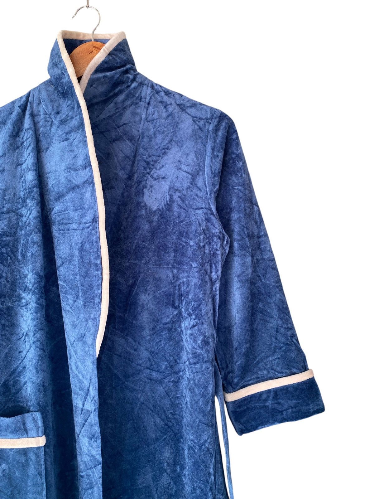 Designer × If Only Was True × Japanese Brand Vtg ELLE CHANTE Bath Rope Velvet Size 22" - 5 Thumbnail