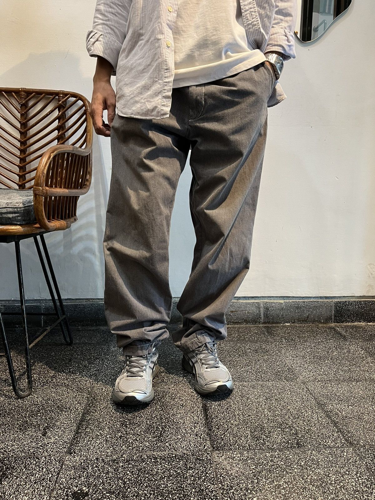 Engineered Garments Engineered Garments, Work Trouser Grey Stopper! Size US 36 / EU 52 - 3 Thumbnail