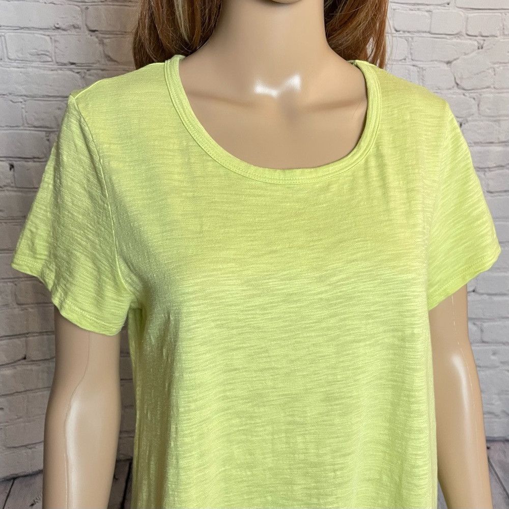 Chicos New Chico's The Ultimate Hi-Low Yellow Tee Size 1 US M Size M / US 6-8 / IT 42-44 - 3 Thumbnail