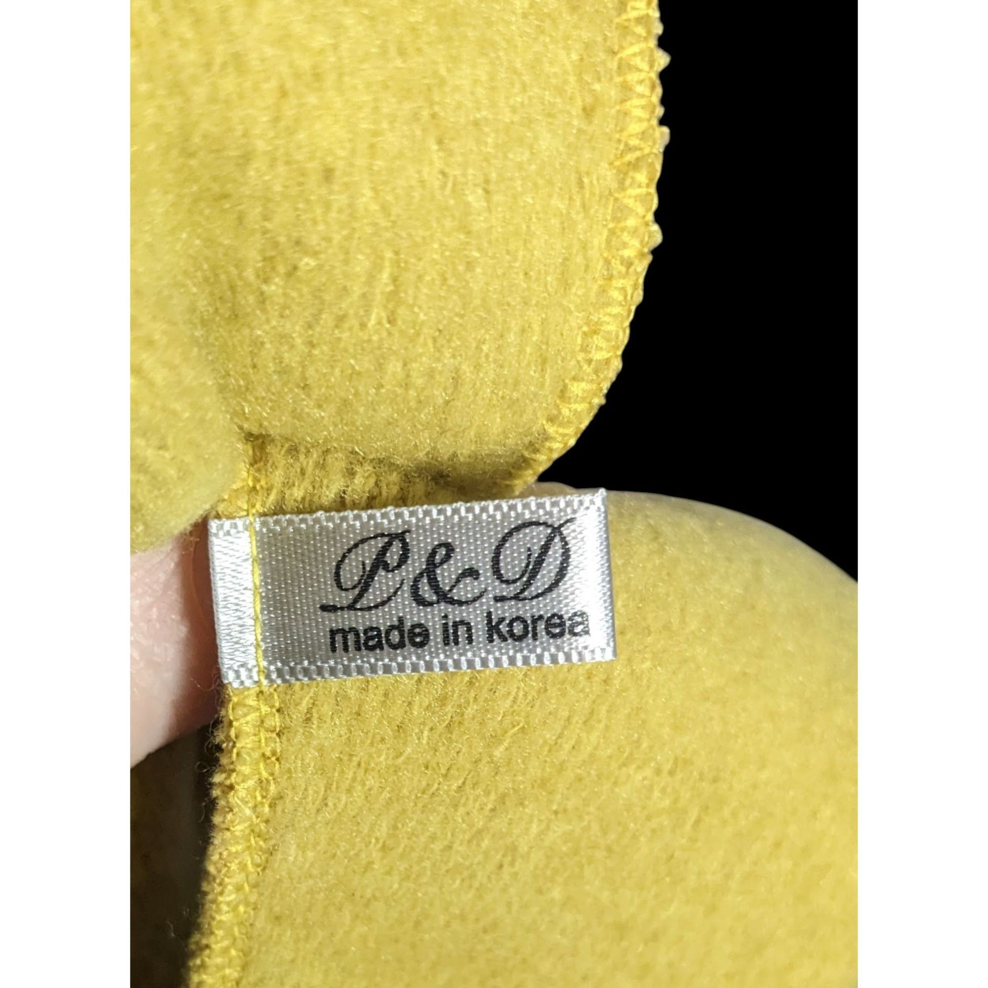 Other Medieval Style Yellow Fleece Scarf With Pom-Poms - 66 Inches Size ONE SIZE - 7 Thumbnail