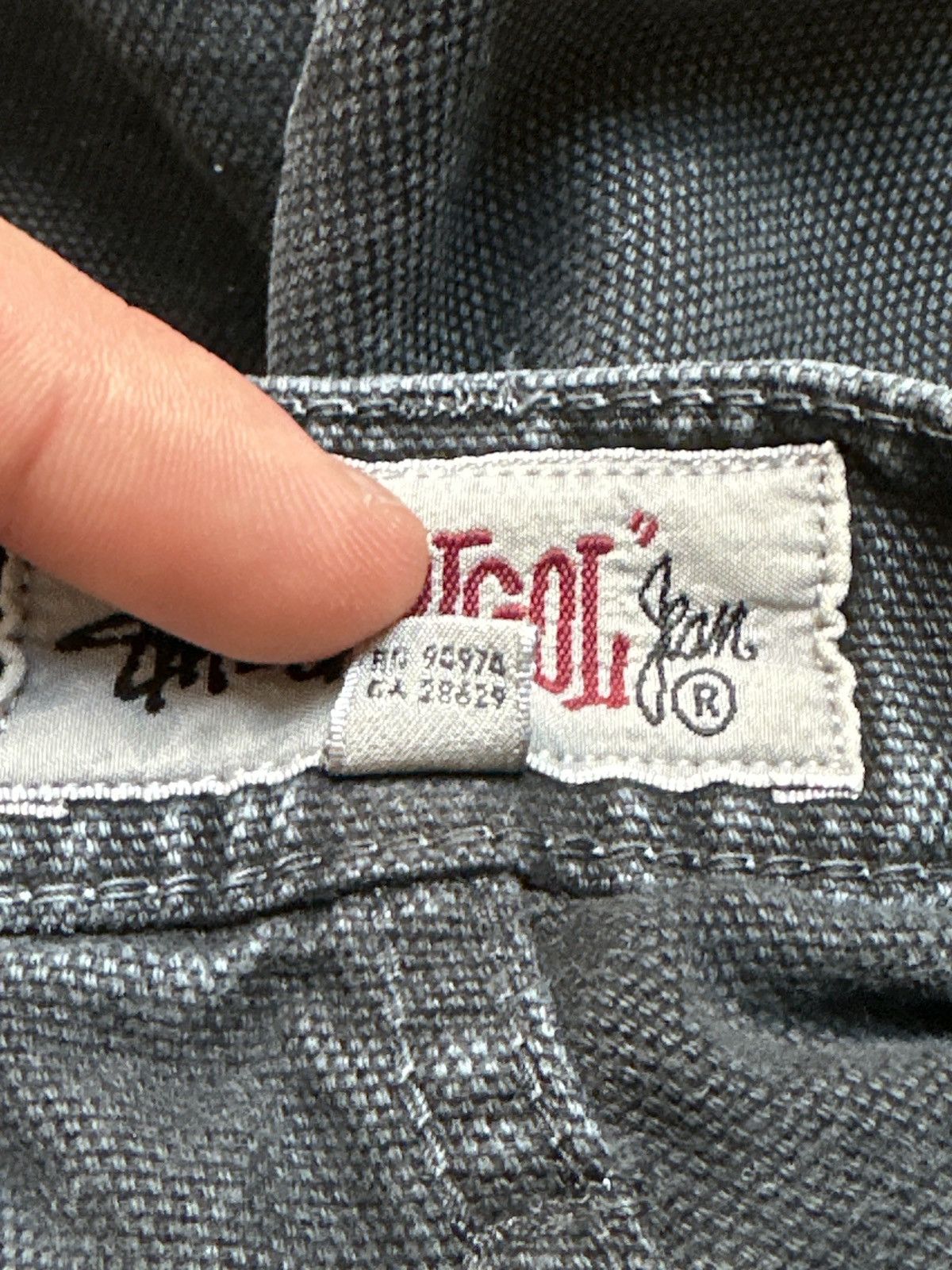Stussy Stussy Big Ol’ Jeans Washed Canvas - Black (Size 32) Size US 32 / EU 48 - 9 Thumbnail