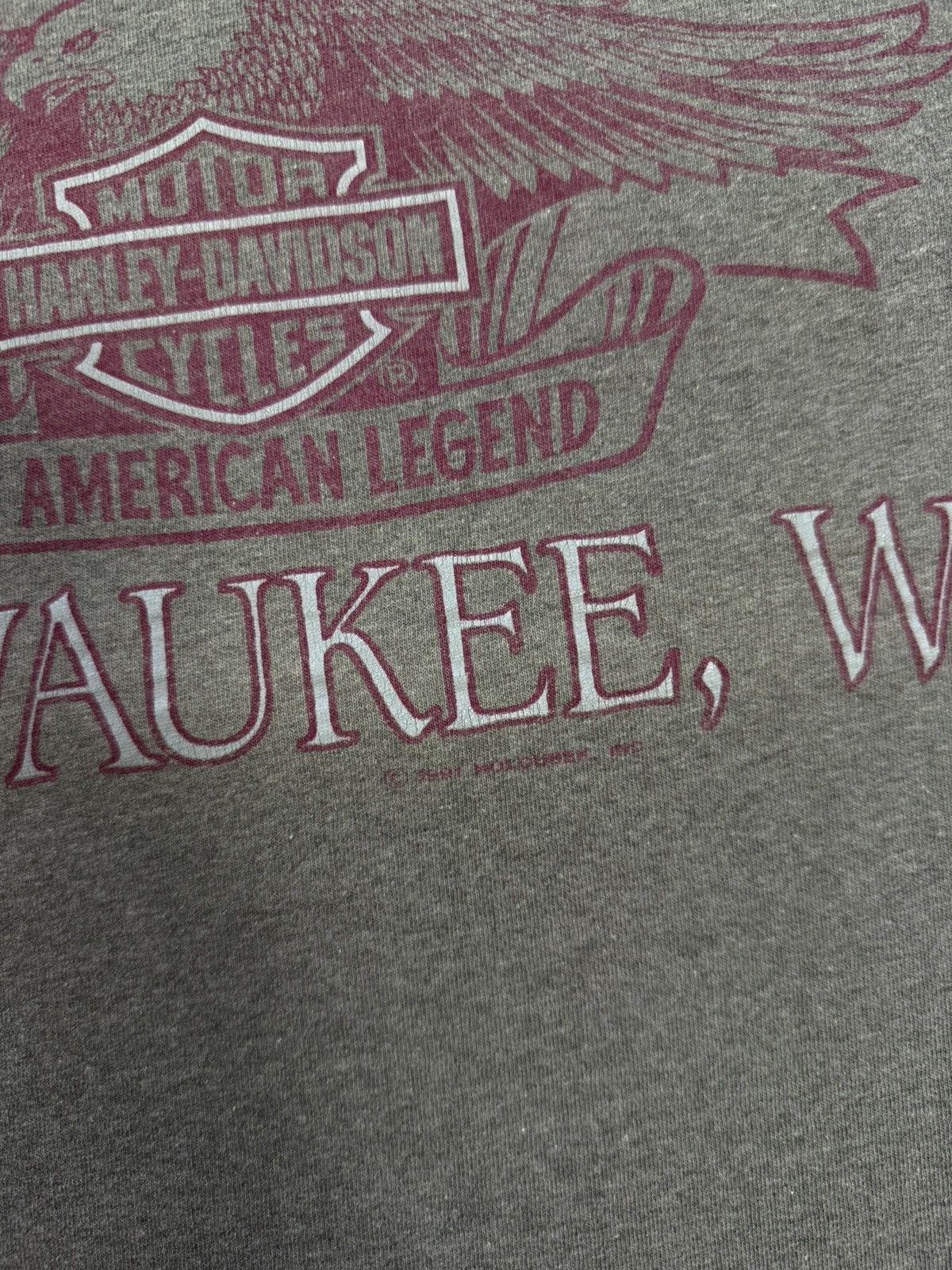 Harley Davidson × Vintage Rare Vintage Harley Davidson An American Legend 1991 T-Shirt Size US L / EU 52-54 / 3 - 11 Thumbnail