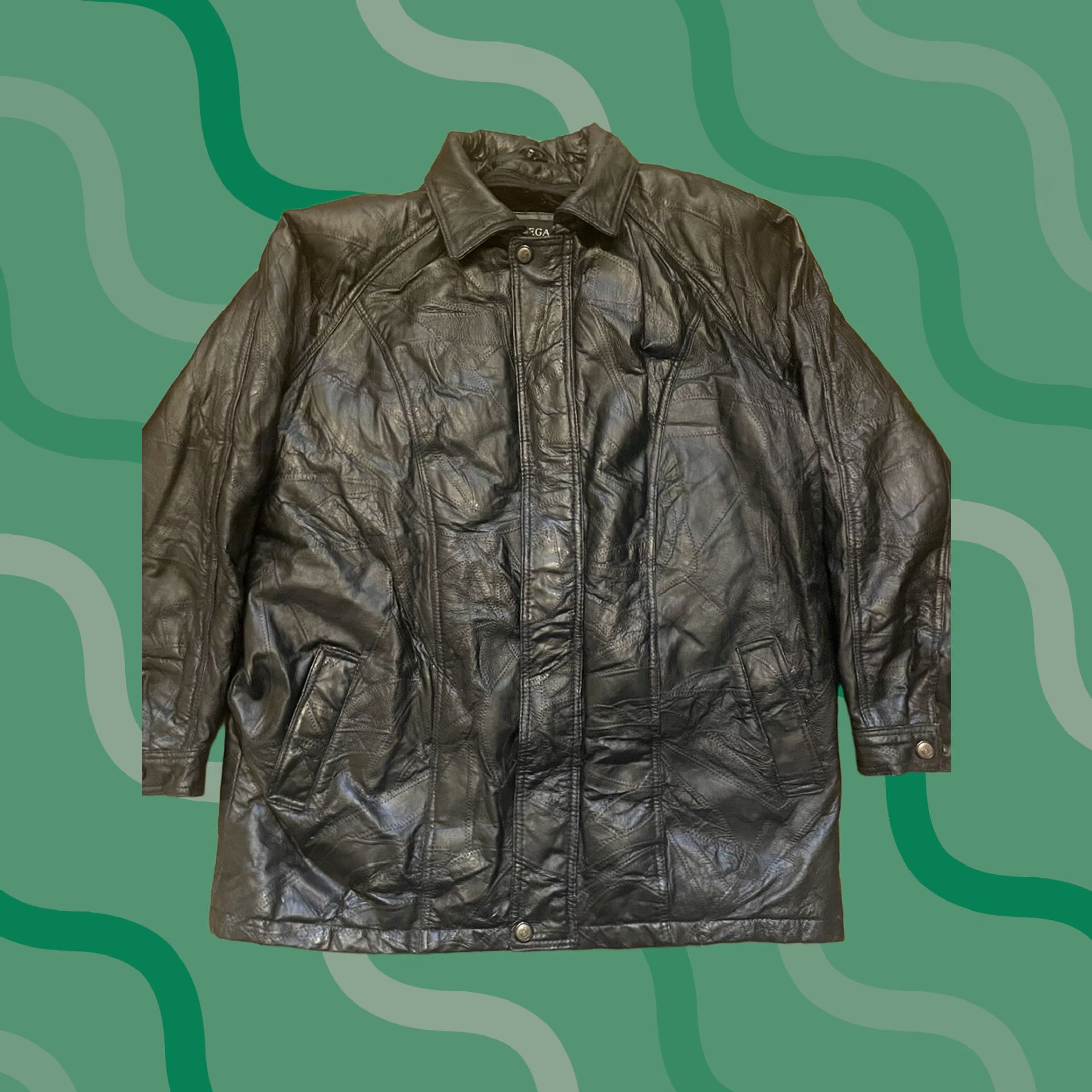 Our Legacy VINTAGE Legacy Jacket L Black VTG Leather Patchwork Size Collared Full Zip Fur Lined Size US L / EU 52-54 / 3 - 1 Thumbnail