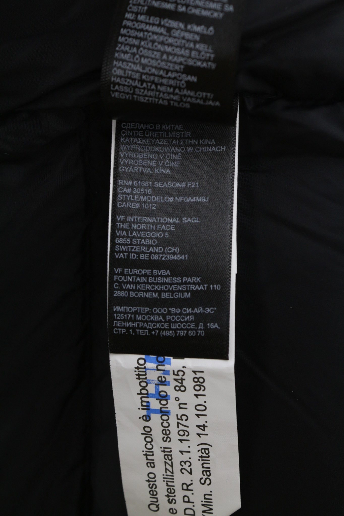 The North Face DIABLO DOWN S Black 700 Down Filled Puffer 81673 Size US S / EU 44-46 / 1 - 10 Thumbnail