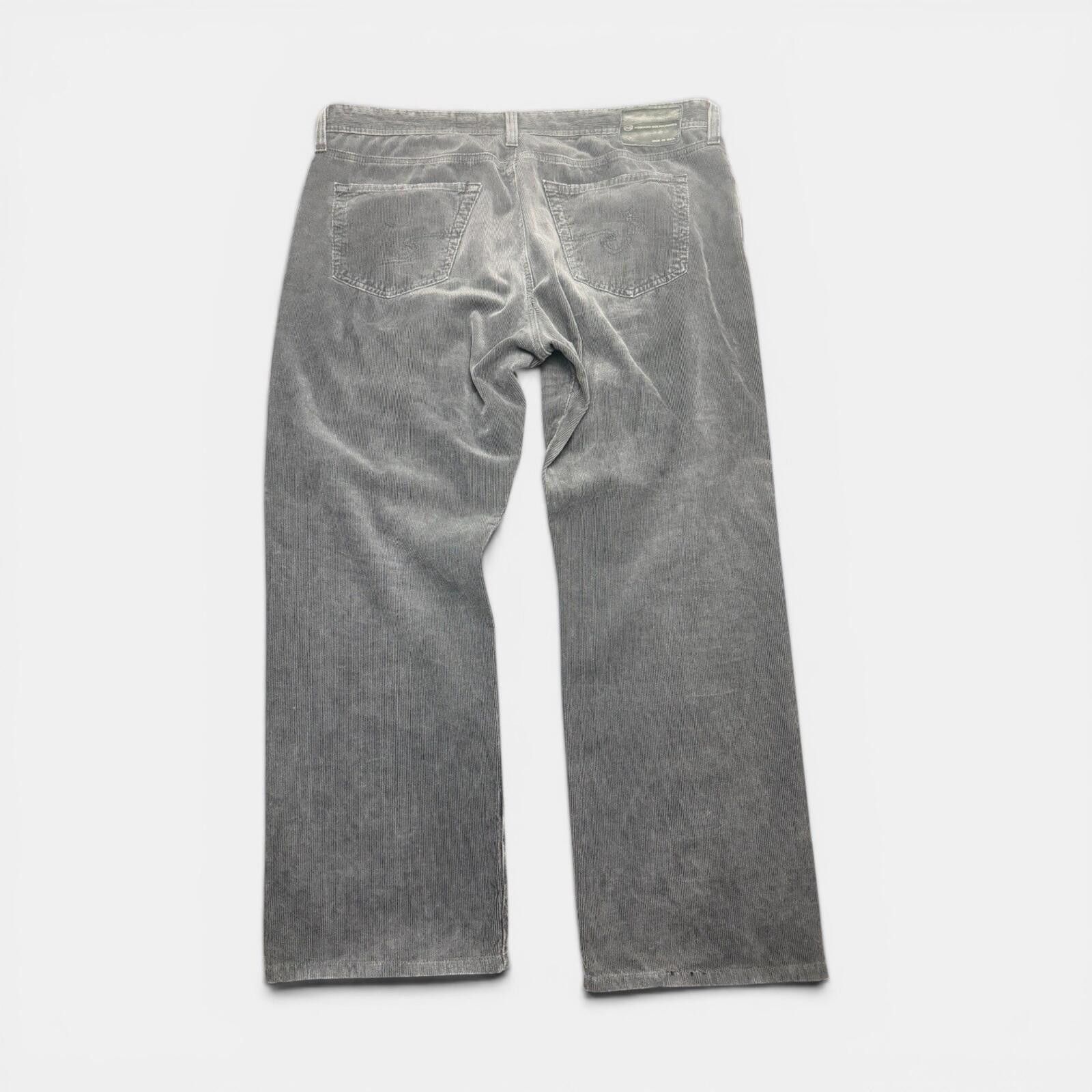 AG Adriano Goldschmied AG Adriano Goldschmied Corduroy Pants Men’s Gray 40x29 2 Size US 40 / EU 56 - 2 Thumbnail