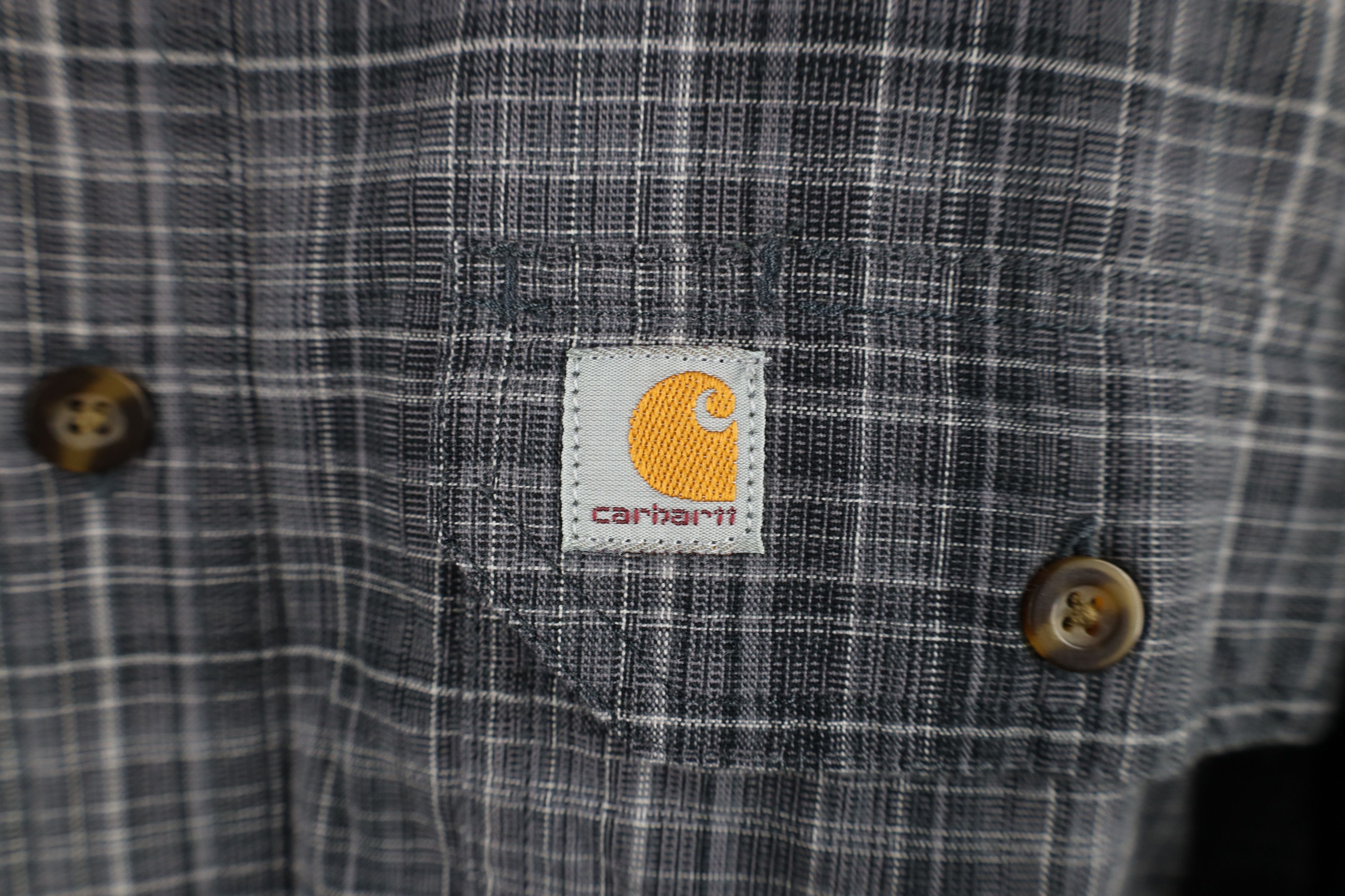 Carhartt Y2K Carhartt Fit Double Pocket Flannel Button Down Shirt Size US L / EU 52-54 / 3 - 4 Thumbnail