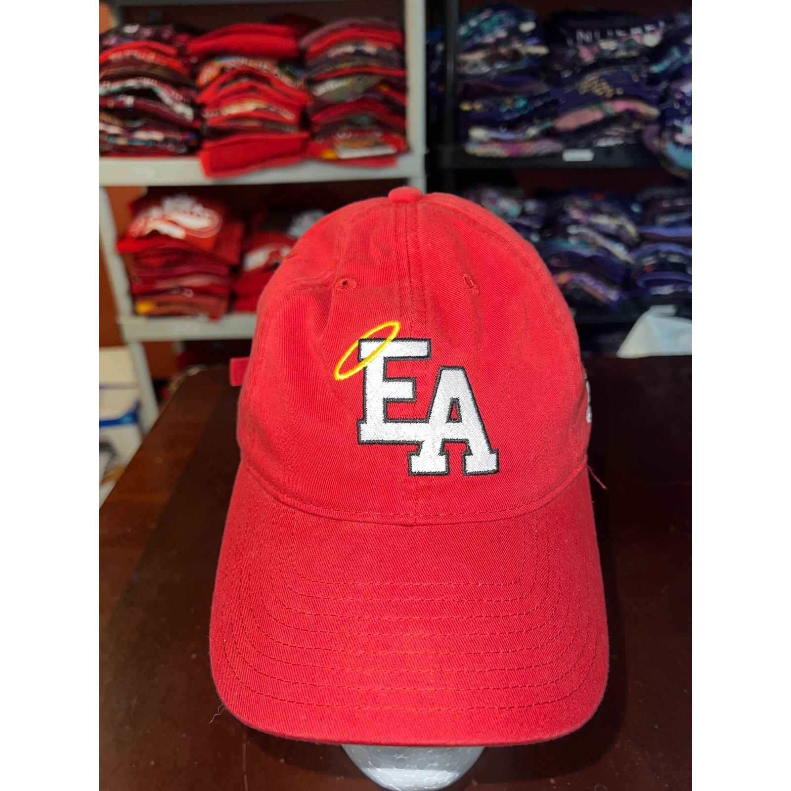Adidas Adidas EA Sports Hat EA Angels Baseball Rare Red Promo Cap Size ONE SIZE - 2 Thumbnail