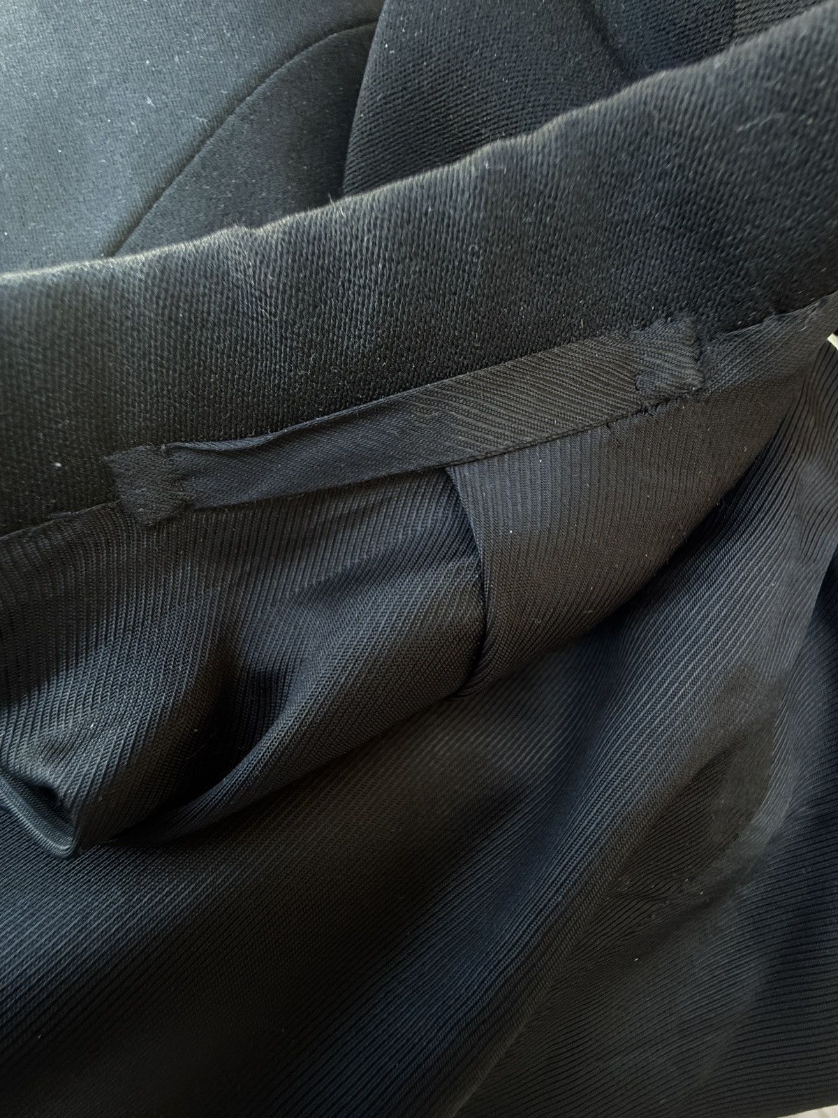 Prada Slim Fit Black Blazer Sport Jacket –Nylon Cotton Mix Size 36R - 17 Thumbnail