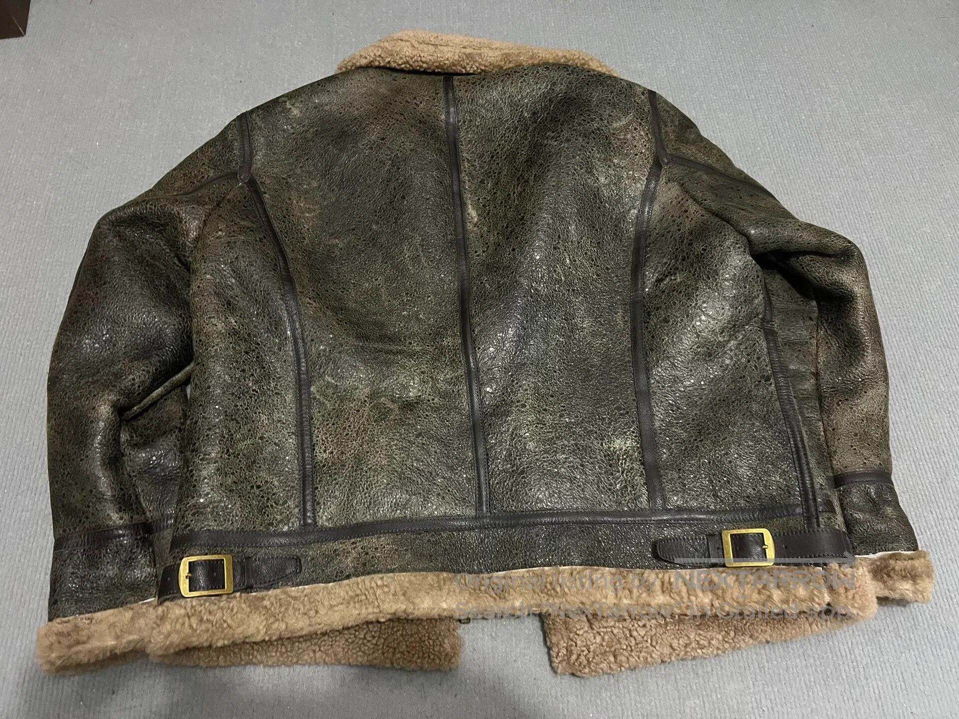Vintage Vintage Shearling Leather Jacket XXL. Size US XXL / EU 58 / 5 - 4 Thumbnail