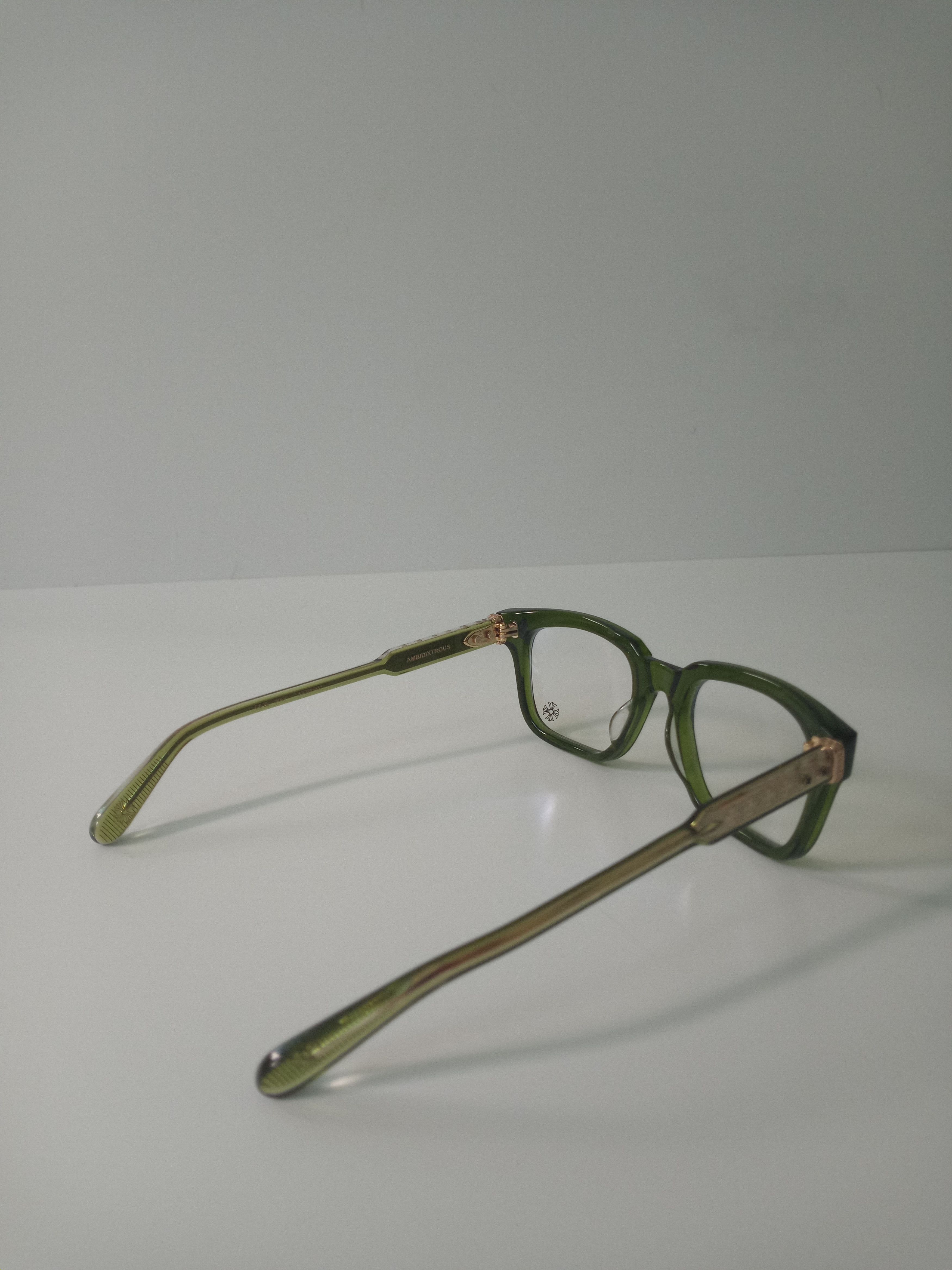 Chrome Hearts Chrome Hearts Green Ambidixtrous Glasses - Size 53[]21-151 Size ONE SIZE - 2 Thumbnail