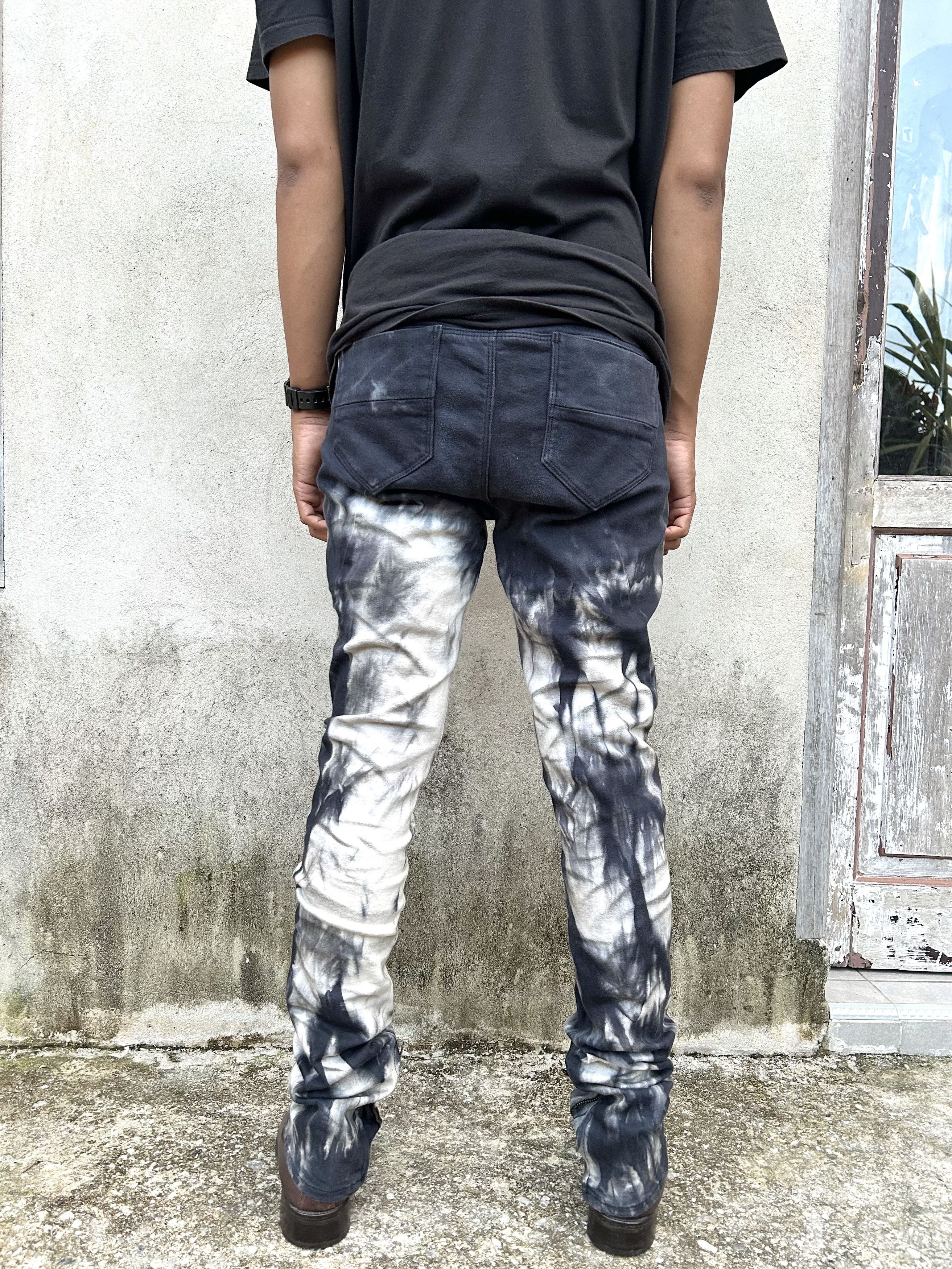 Japanese Brand Johnny Wolf "smoking acid" Jeans Size US 34 / EU 50 - 16 Thumbnail