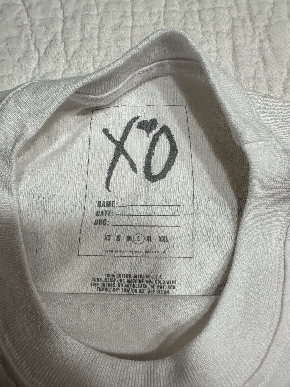 Band Tees × The Weeknd × XO The Weeknd After Hours Til Dawn Global Tour Tee- New Large Size US L / EU 52-54 / 3 - 3 Thumbnail