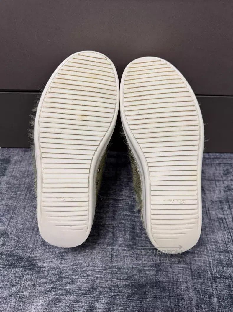 Rick Owens Rick Owens Mainline Green Horse Hair Low Top Big Converse Size US 9 / EU 42 - 6 Thumbnail