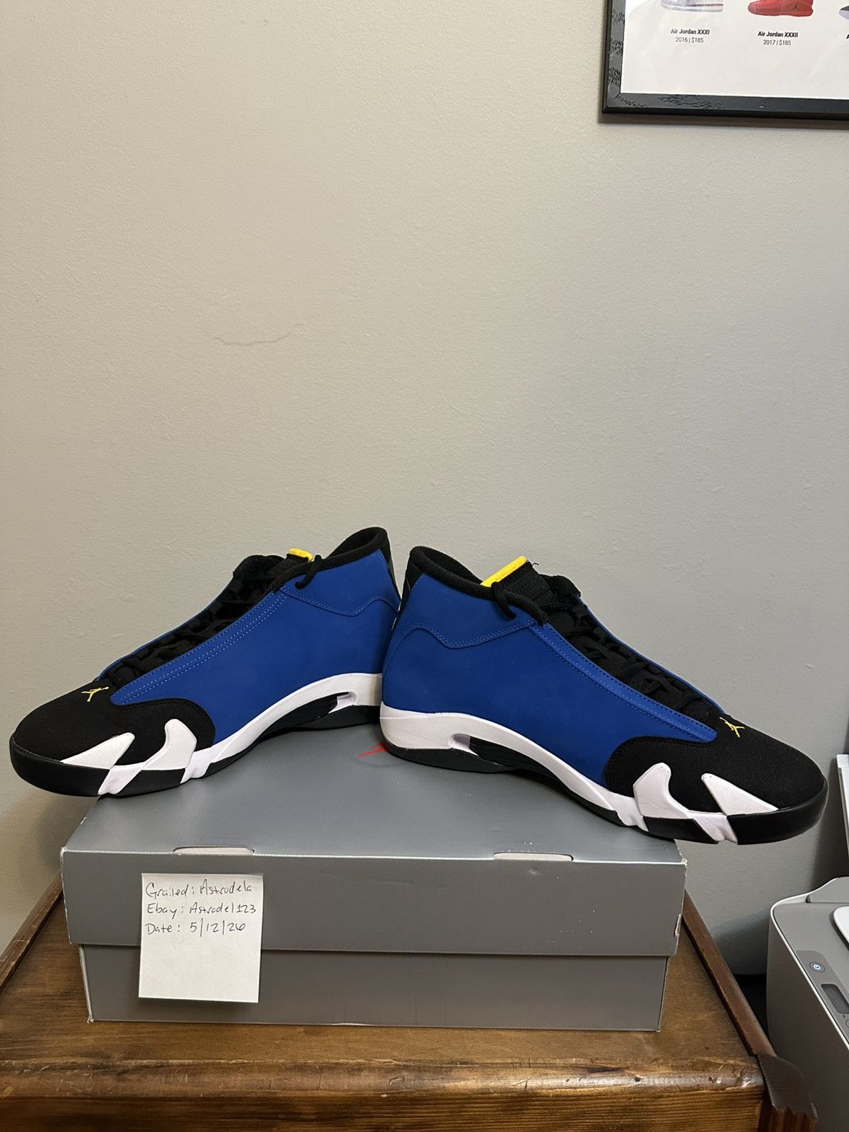 Jordan Brand Nike Air Jordan 14 Retro Laney 2023 Size 13 Size US 13 / EU 46 - 3 Thumbnail