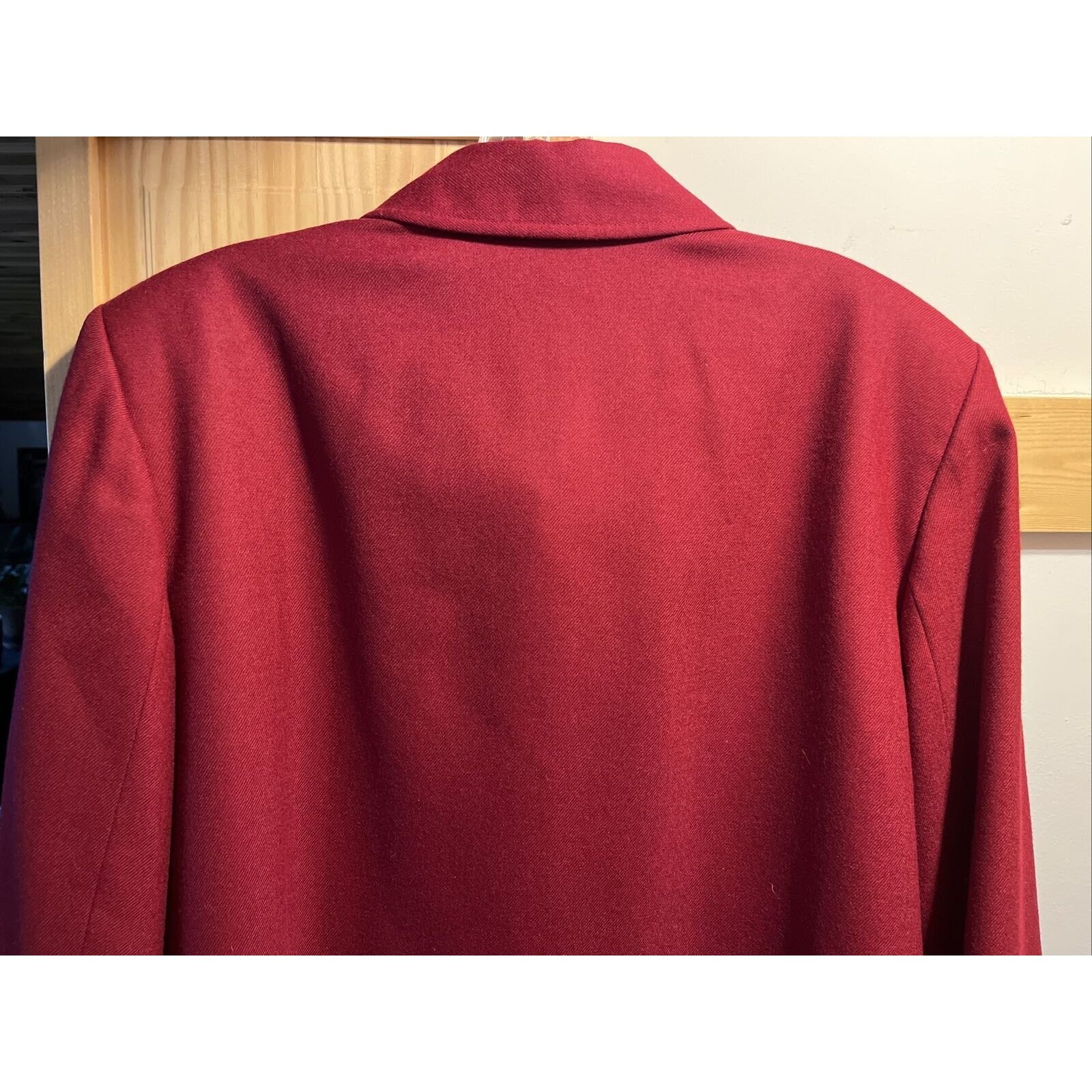 Pendleton Pendleton Vintage Women’s Size 18 Red Wool LS Button Up Coat Size XXL / US 16-18 / IT 52-54 - 14 Thumbnail