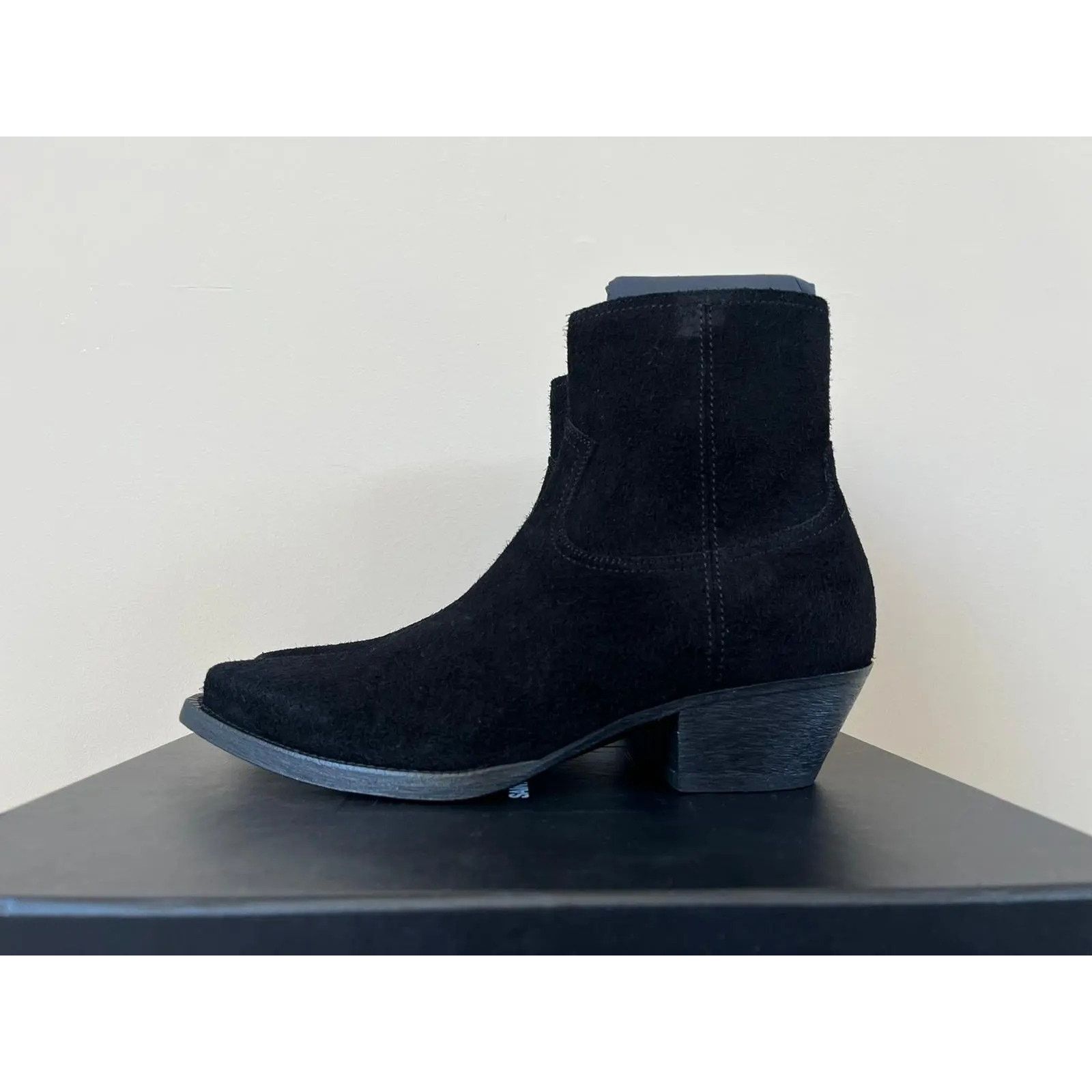 Saint Laurent Paris o1rshd1 Lukas 40 Boots in Crosta Wool in Black Size US 11 / EU 44 - 5 Thumbnail