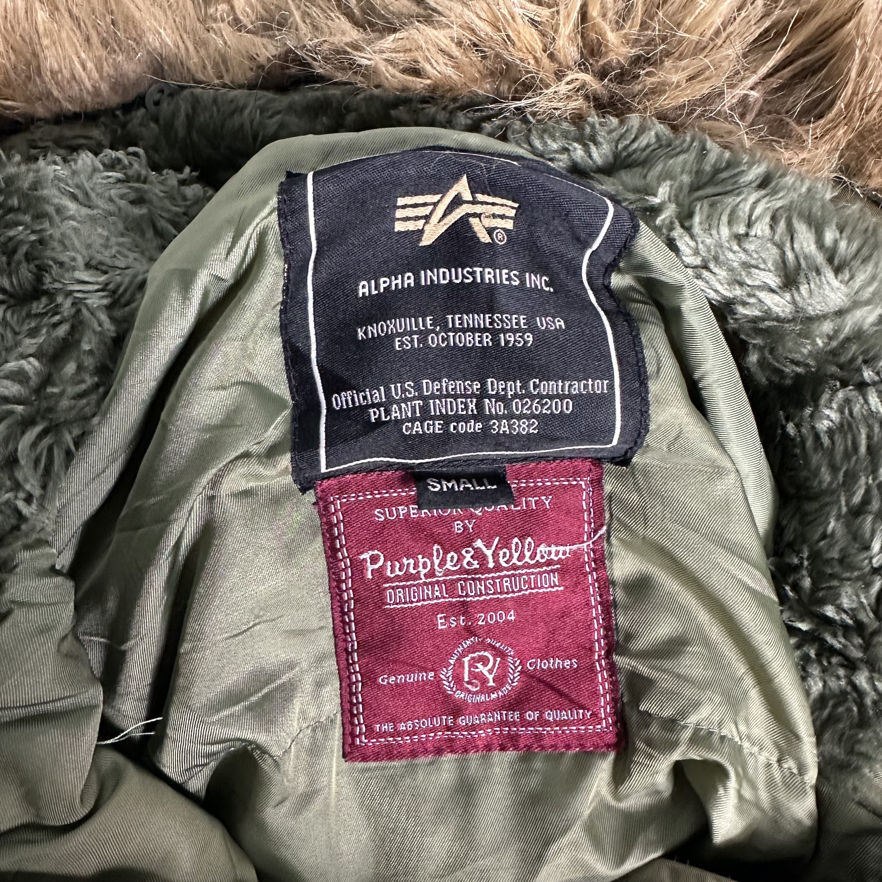 Alpha Industries × Army Of Me 🔥RARE🔥Alpha Industries x Purple & Yellow Military Jacket Size US S / EU 44-46 / 1 - 10 Thumbnail