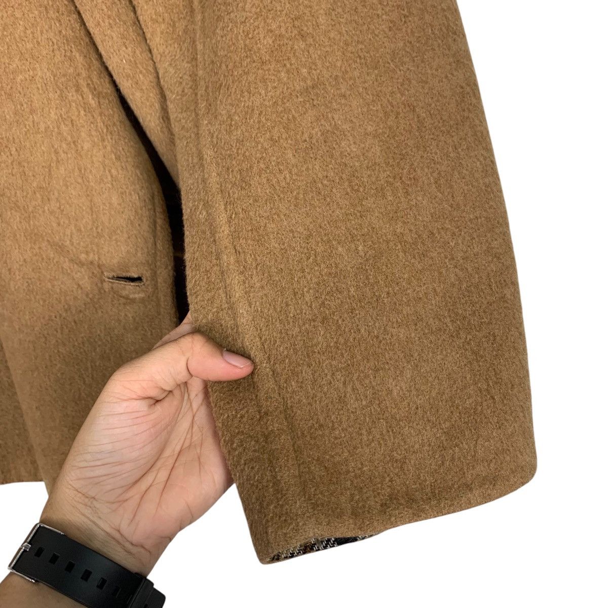 DAKS Vintage 90's DAKS ENGLAND Wool Coat Jacket #2740-C123 Size US L / EU 52-54 / 3 - 8 Thumbnail