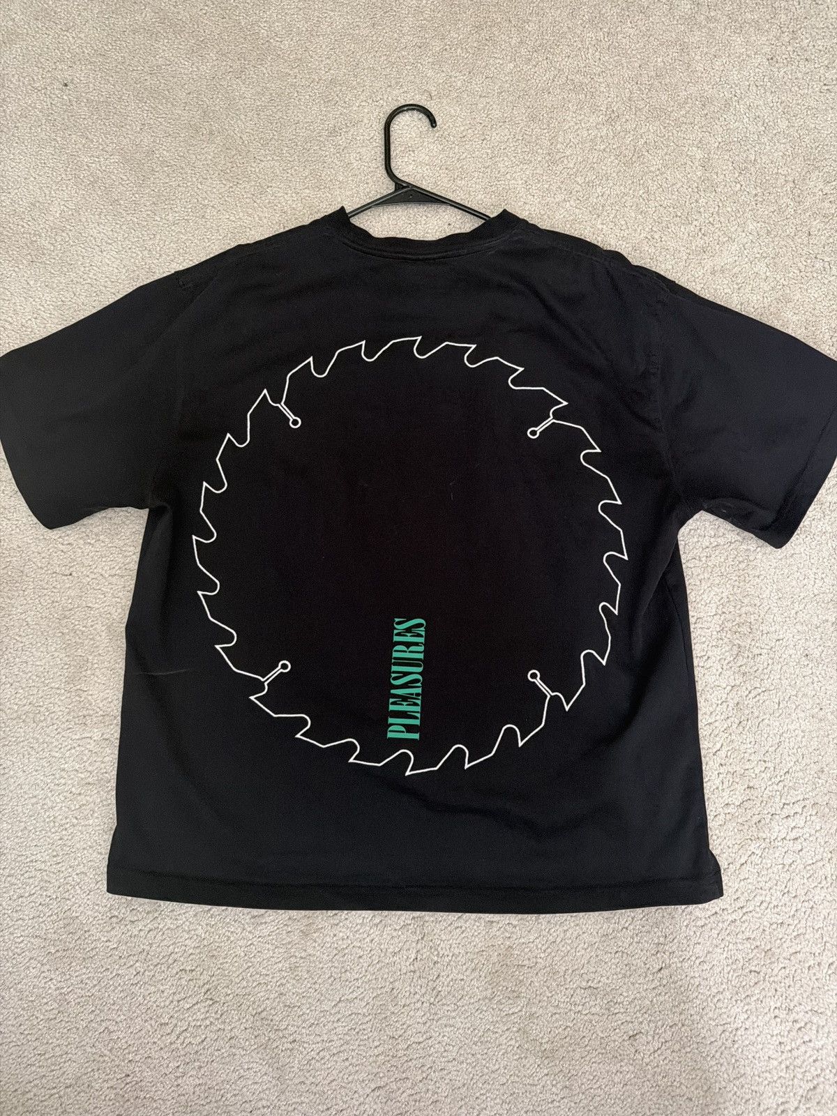 Pleasures pleasure saw heavyweight tee Size US L / EU 52-54 / 3 - 2 Thumbnail