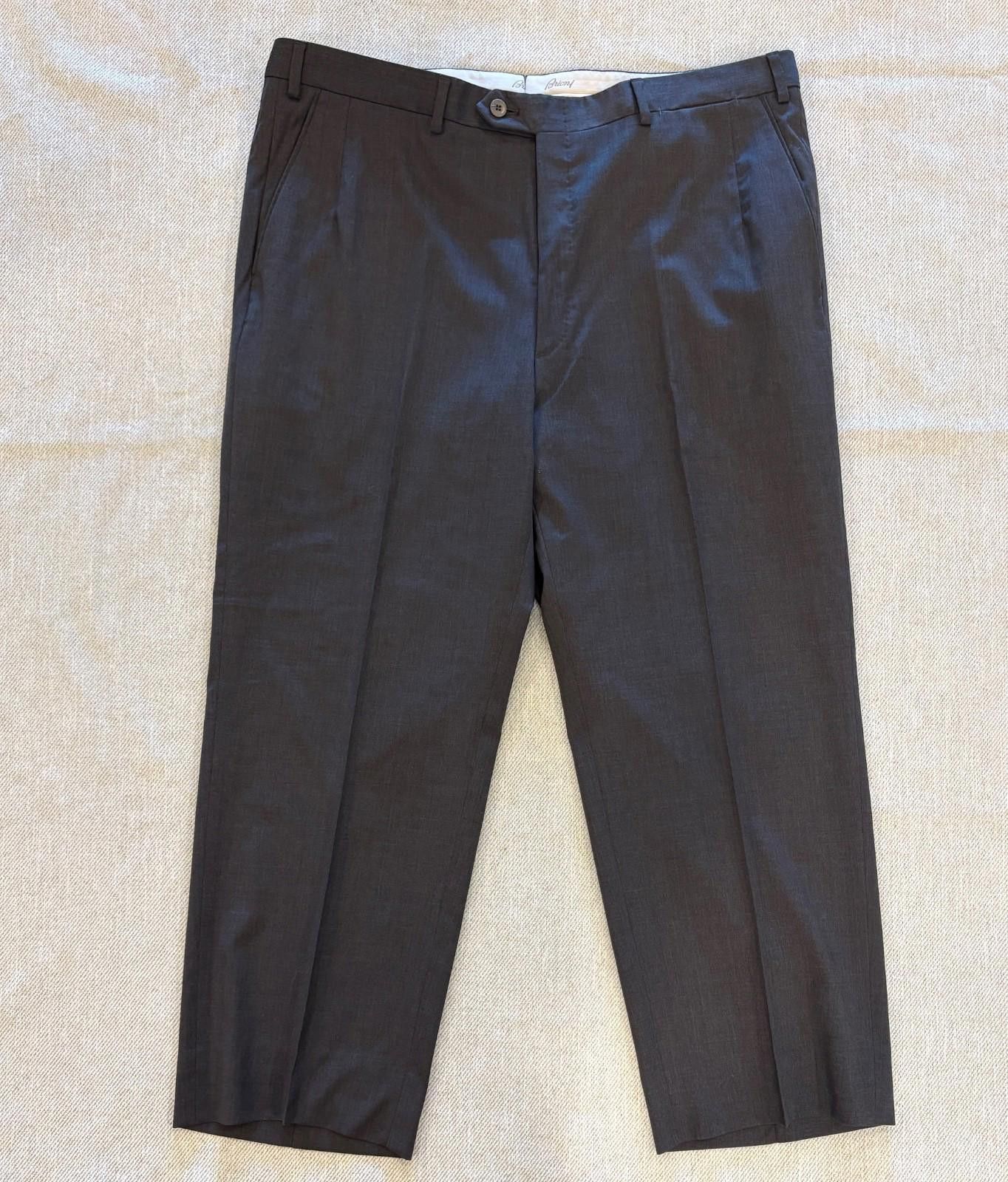 Brioni Brioni Phi Trousers 38R Navy Blue 100% Wool Made in Italy Size US 38 / EU 54 - 2 Thumbnail