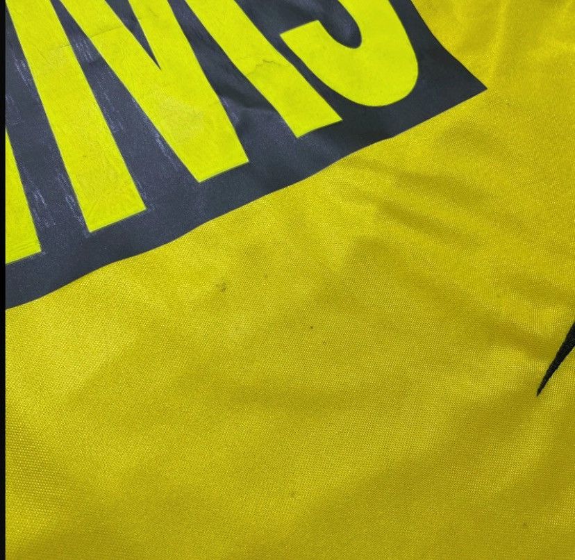 Designer × Vintage Swag Sportwear Archive Yellow Hand-printed Football Jersey Size US L / EU 52-54 / 3 - 4 Thumbnail