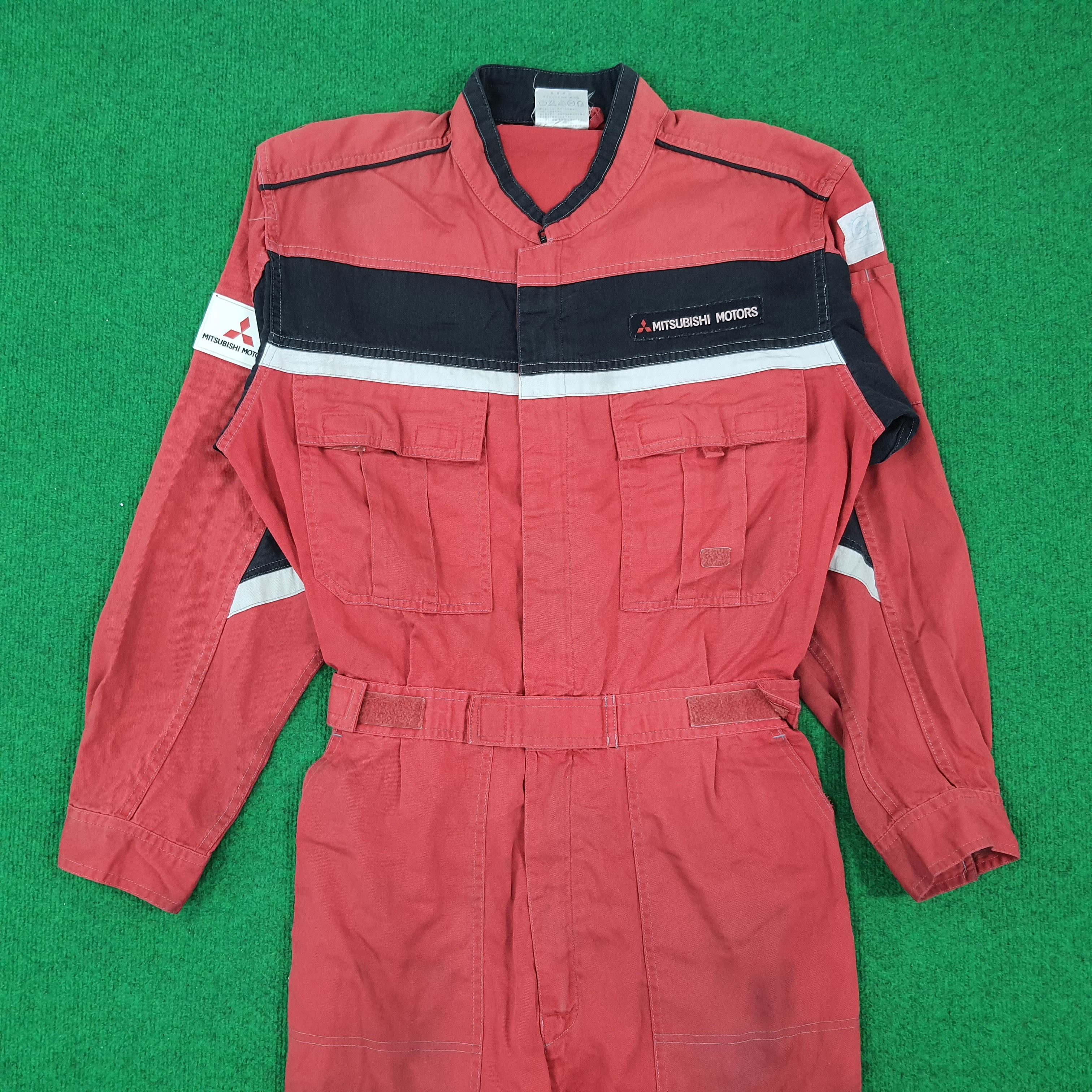 Japanese Brand × Vintage Vintage Ralli Art Mitsubishi Motor Japan Workwear Coverall Size US M / EU 48-50 / 2 - 3 Thumbnail