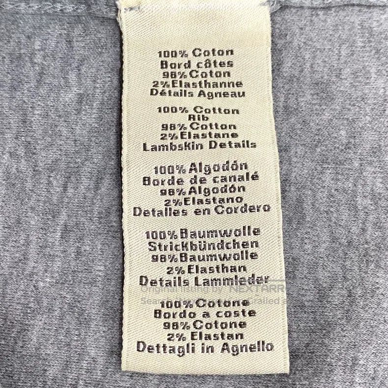 Other Hermes Grey leather embroidery cotton round-neck short-sle Size US M / EU 48-50 / 2 - 8 Thumbnail