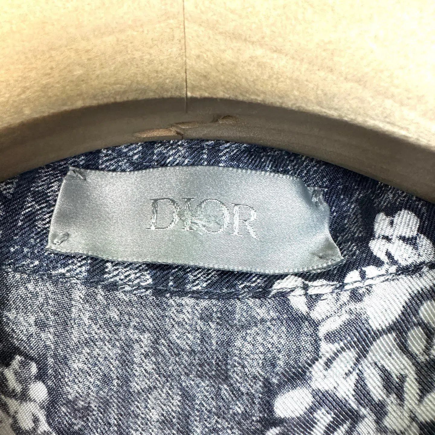 Dior DIOR x Denim Tears Silk Monogram Oversized Shirt. Size US XL / EU 56 / 4 - 4 Thumbnail