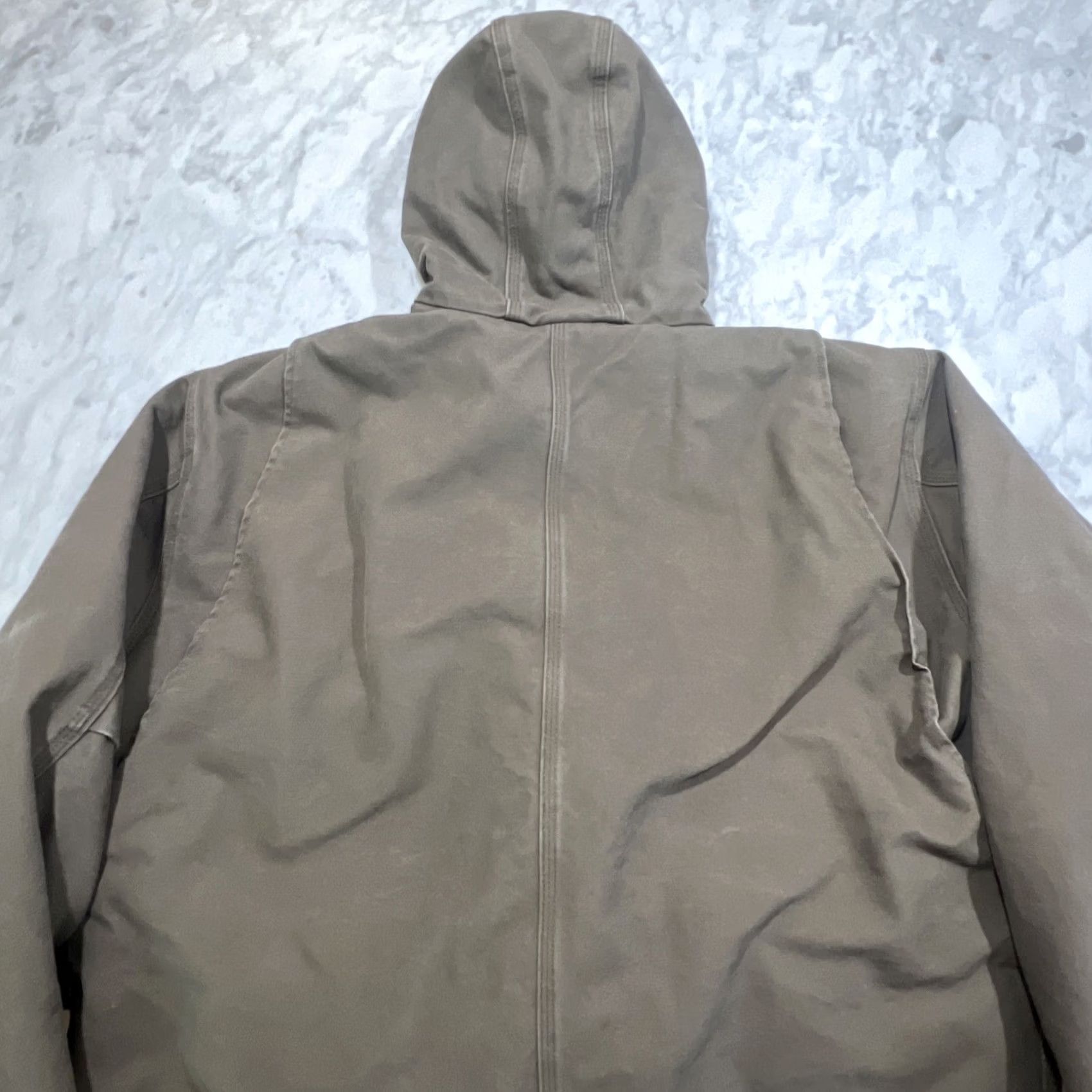 Carhartt VINTAGE Carhartt Jacket Mens 2XL Brown Sherpa Lined Hooded Workwear J141 LBR 90s Grunge Outdoor USA Size US XXL / EU 58 / 5 - 7 Thumbnail