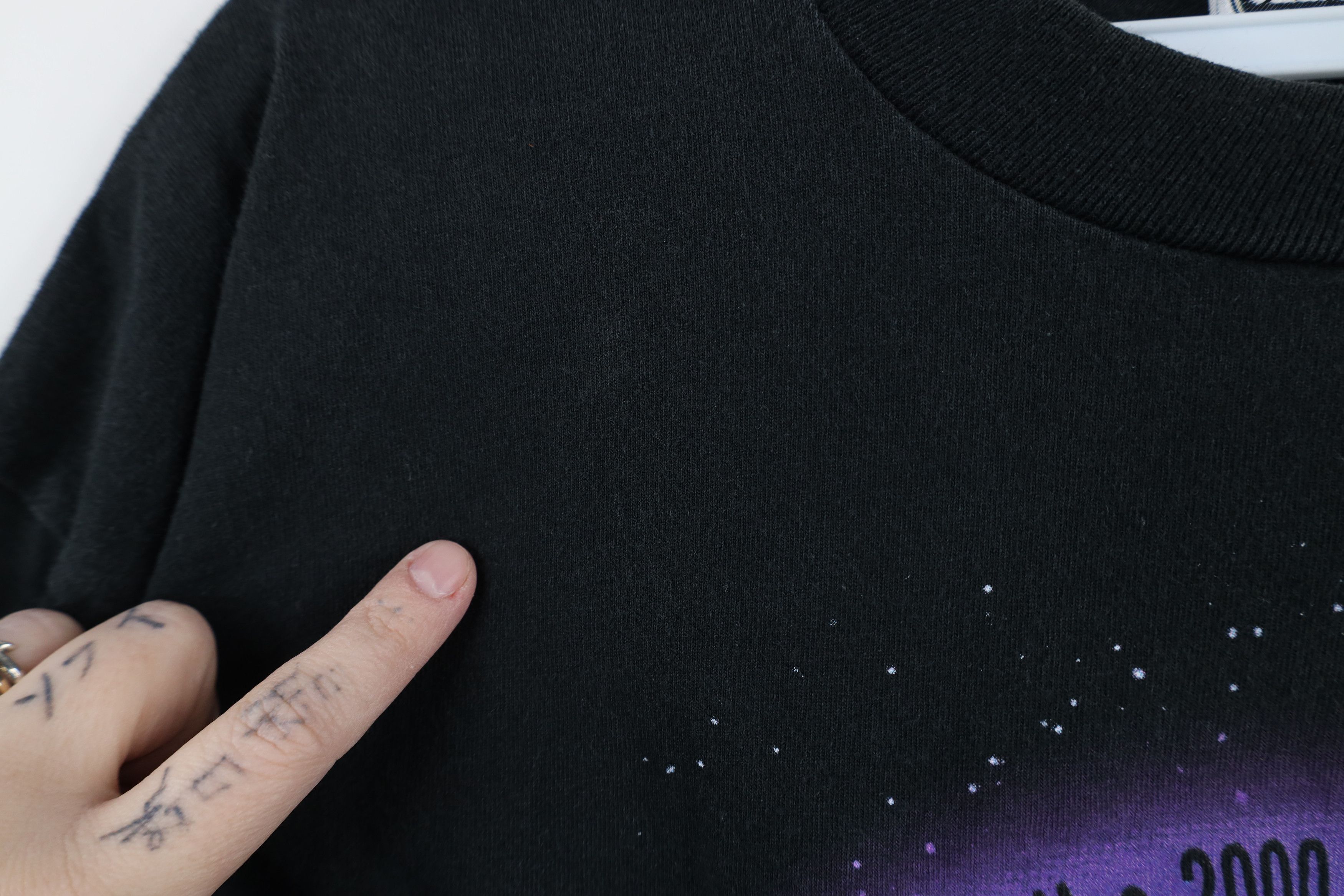 Vintage Vintage Y2K 2000 Millennium Spell Space T-Shirt Black USA Size US L / EU 52-54 / 3 - 7 Thumbnail