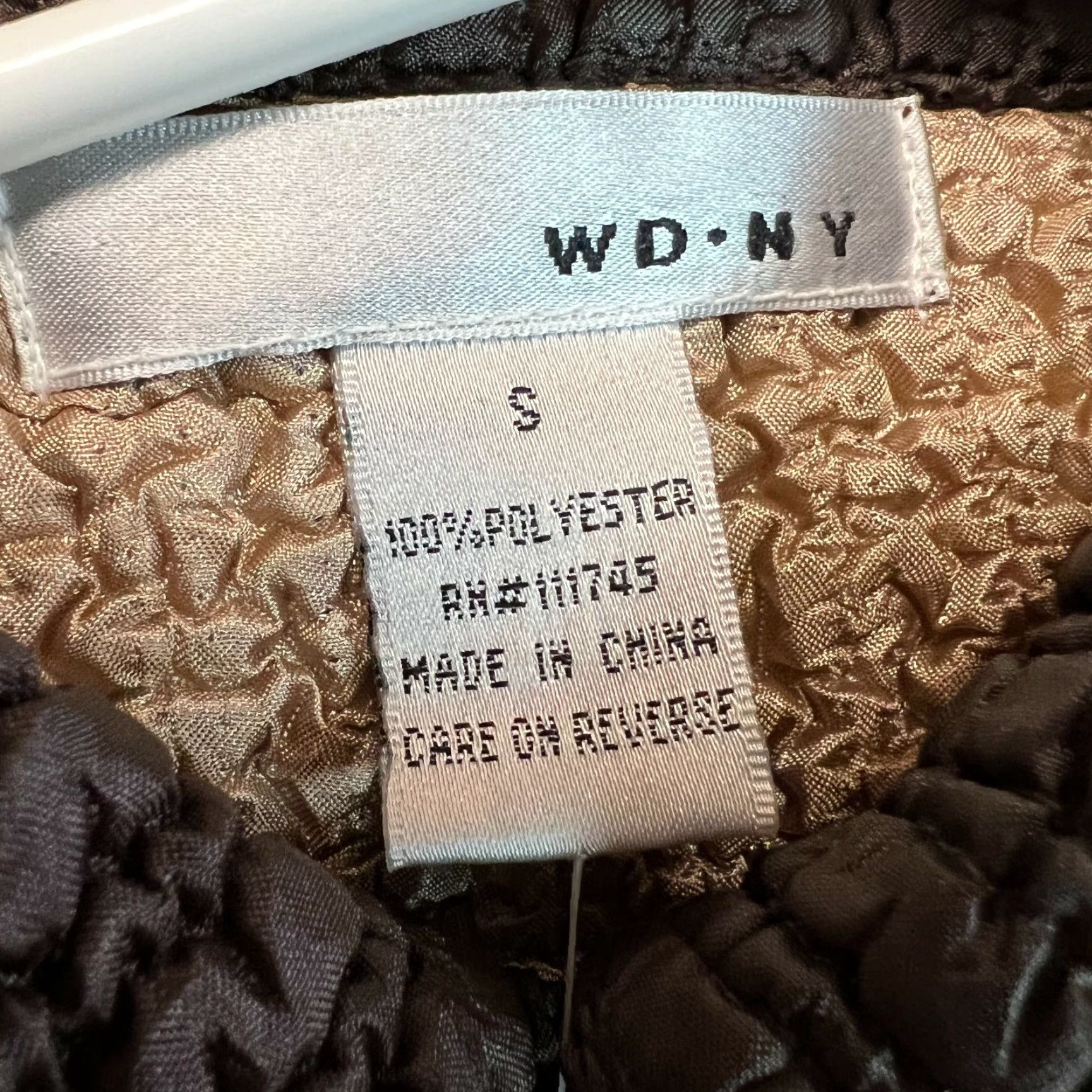 CHOCOOLATE WDNY Jacket Womens Long Sleeves Button Front Chocolate Brown Reversible Size S Size S / US 4 / IT 40 - 5 Thumbnail