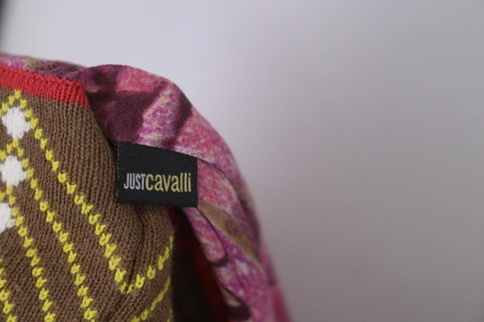 Just Cavalli Just Cavalli Multicolor Geometric Back Sweater Size 40 Size M / US 6-8 / IT 42-44 - 10 Thumbnail