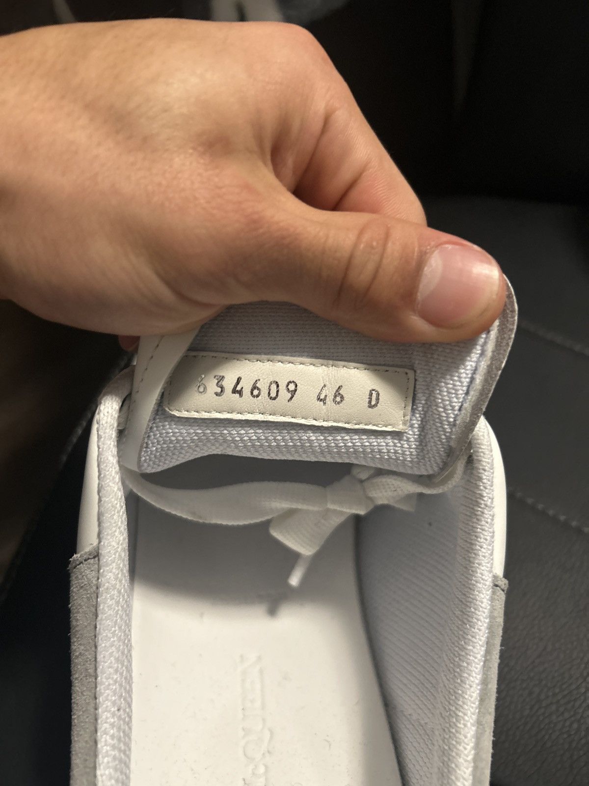 Alexander McQueen Size 13 Alexander McQueen Grey and White Size US 13 / EU 46 - 6 Thumbnail