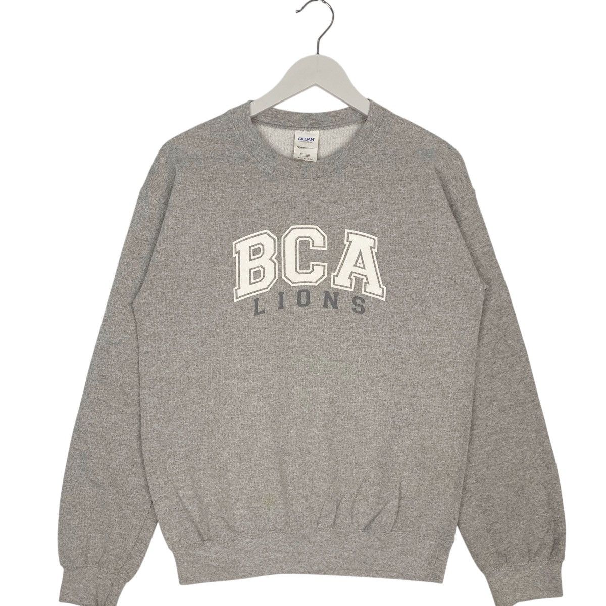 Other Vintage Gildan Logo Printed Crewneck Sweatshirt Gray Size S Size US S / EU 44-46 / 1 - 1 Thumbnail