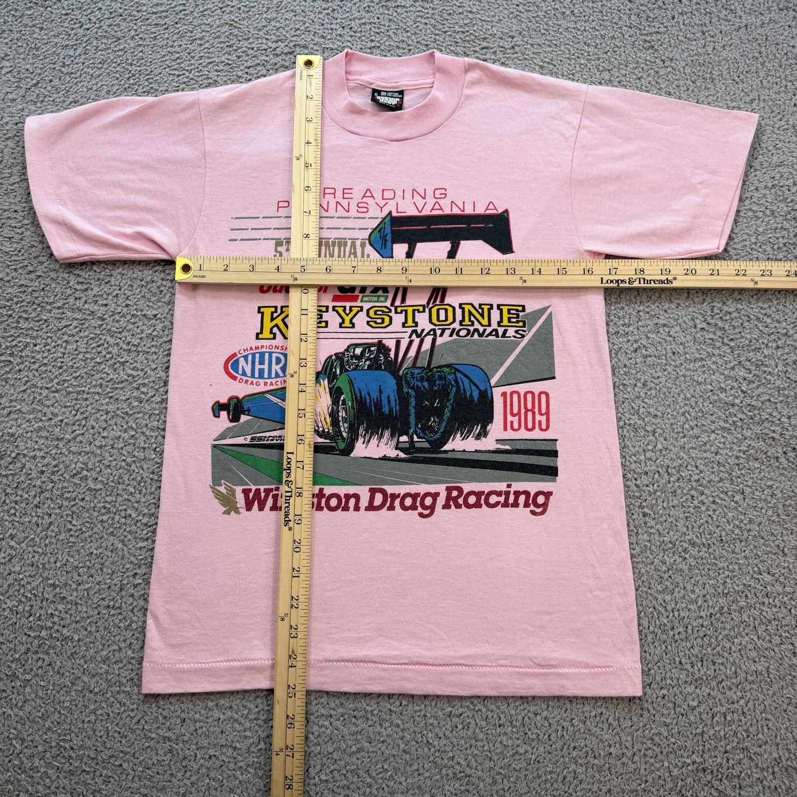 Other Vintage 1989 NHRA Keystone Nationals Drag Racing T Shirt Size US S / EU 44-46 / 1 - 3 Thumbnail