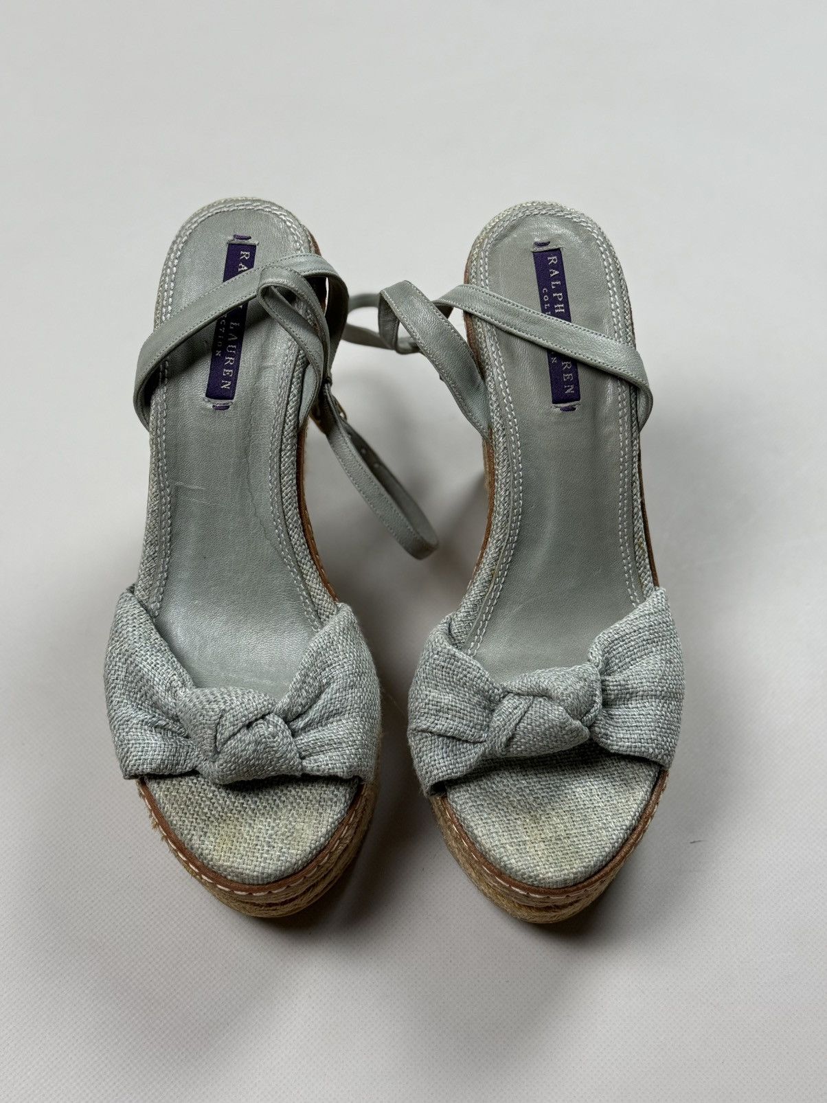 Ralph Lauren Purple Label Ralph Lauren Purple Fistina Espadrille Wedge Sandals Shoes Size US 9.5 / IT 39.5 - 11 Thumbnail