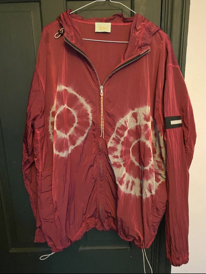 Aries ARIES pink/burgundy tie-die Windbreaker Jacket Size US M / EU 48-50 / 2 - 1 Thumbnail