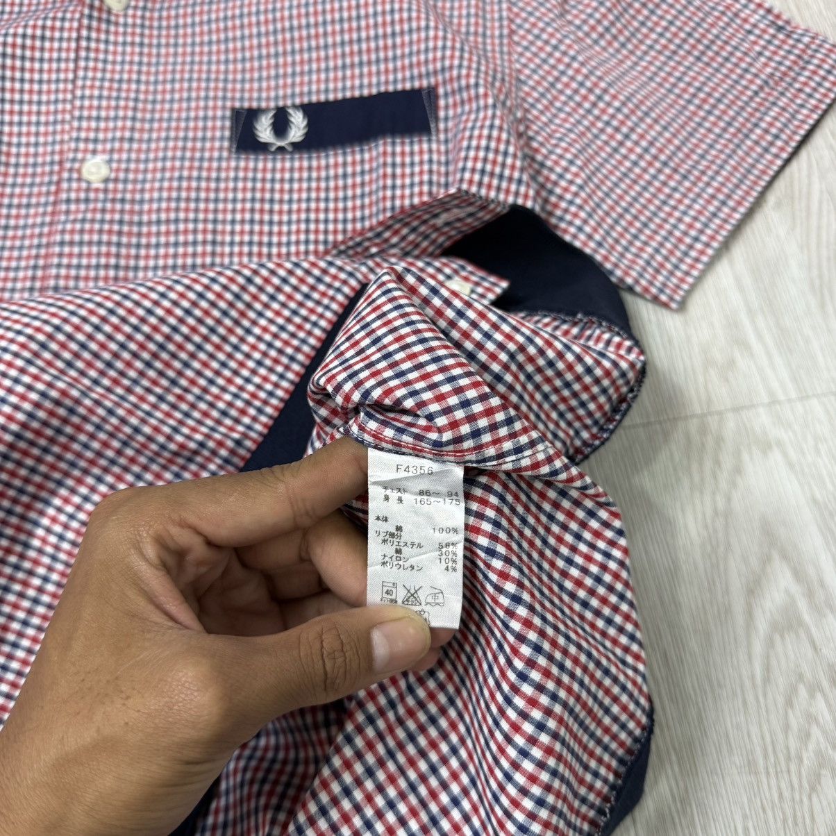 Fred Perry FRED PERRY gingham check shirt Size US M / EU 48-50 / 2 - 5 Thumbnail