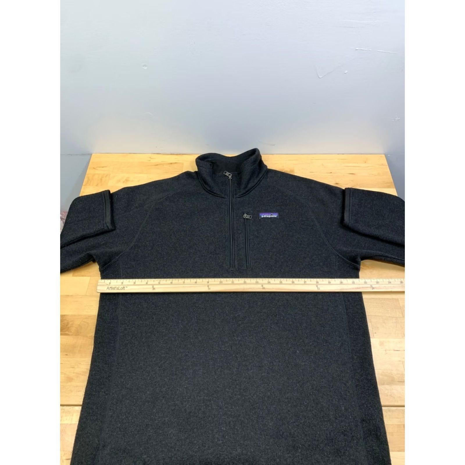 Patagonia Patagonia Sweater 1/4 Zip Men M Black Pullover Outdoor Casual Knit Fleece Logo 13286 Size US M / EU 48-50 / 2 - 7 Thumbnail